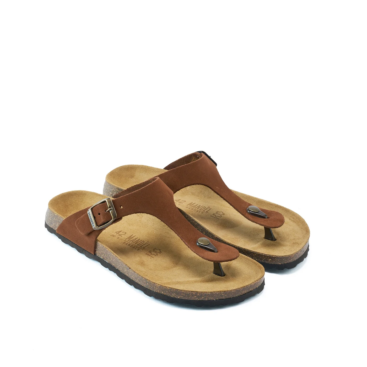 Tongs David Suede Chestnuts - Homme - Image 3