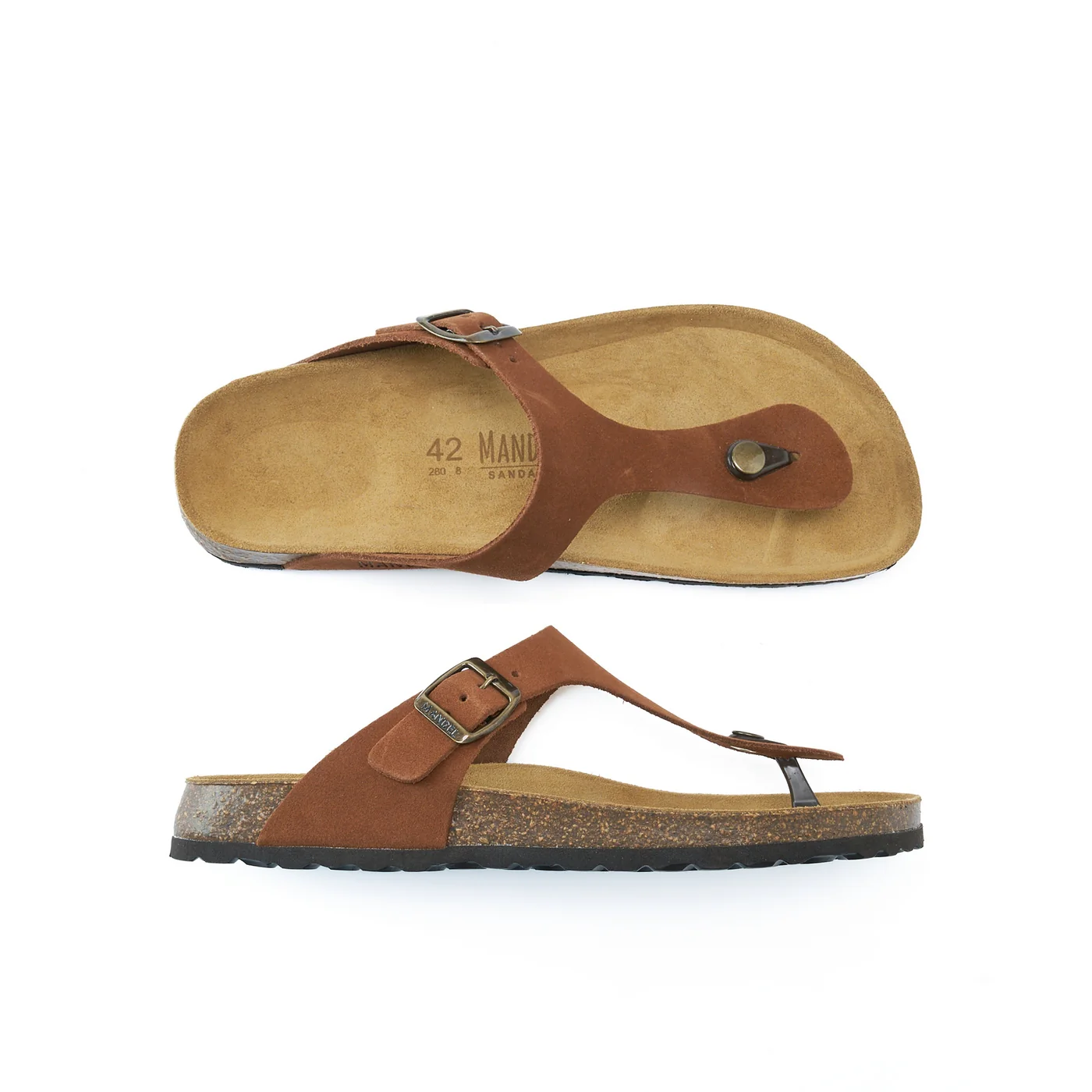 Tongs David Suede Chestnuts - Homme - Image 5