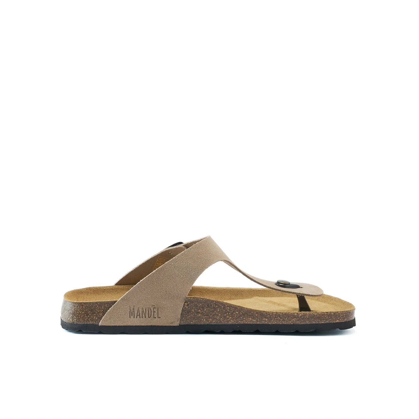 Tongs David Suede Taupe - Homme - Image 4