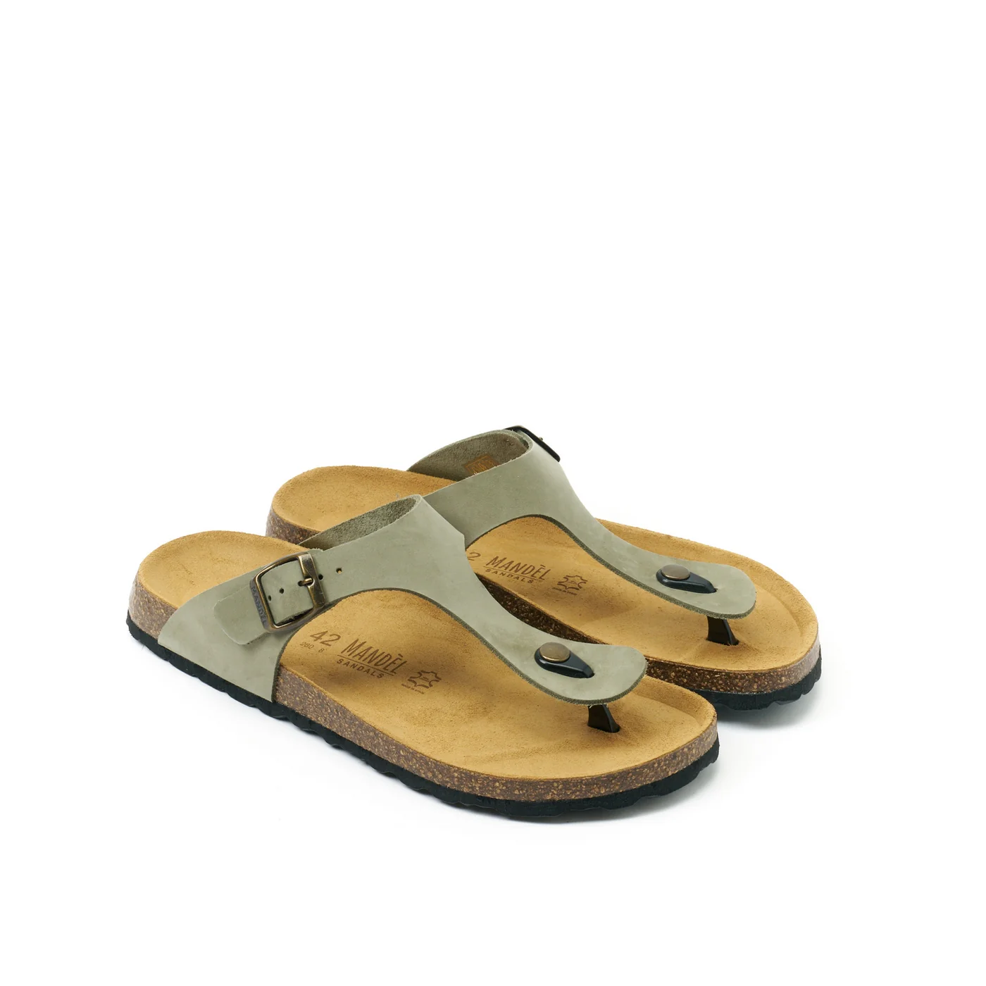 Sabots David Nubuck Olive Green - Homme - Image 4