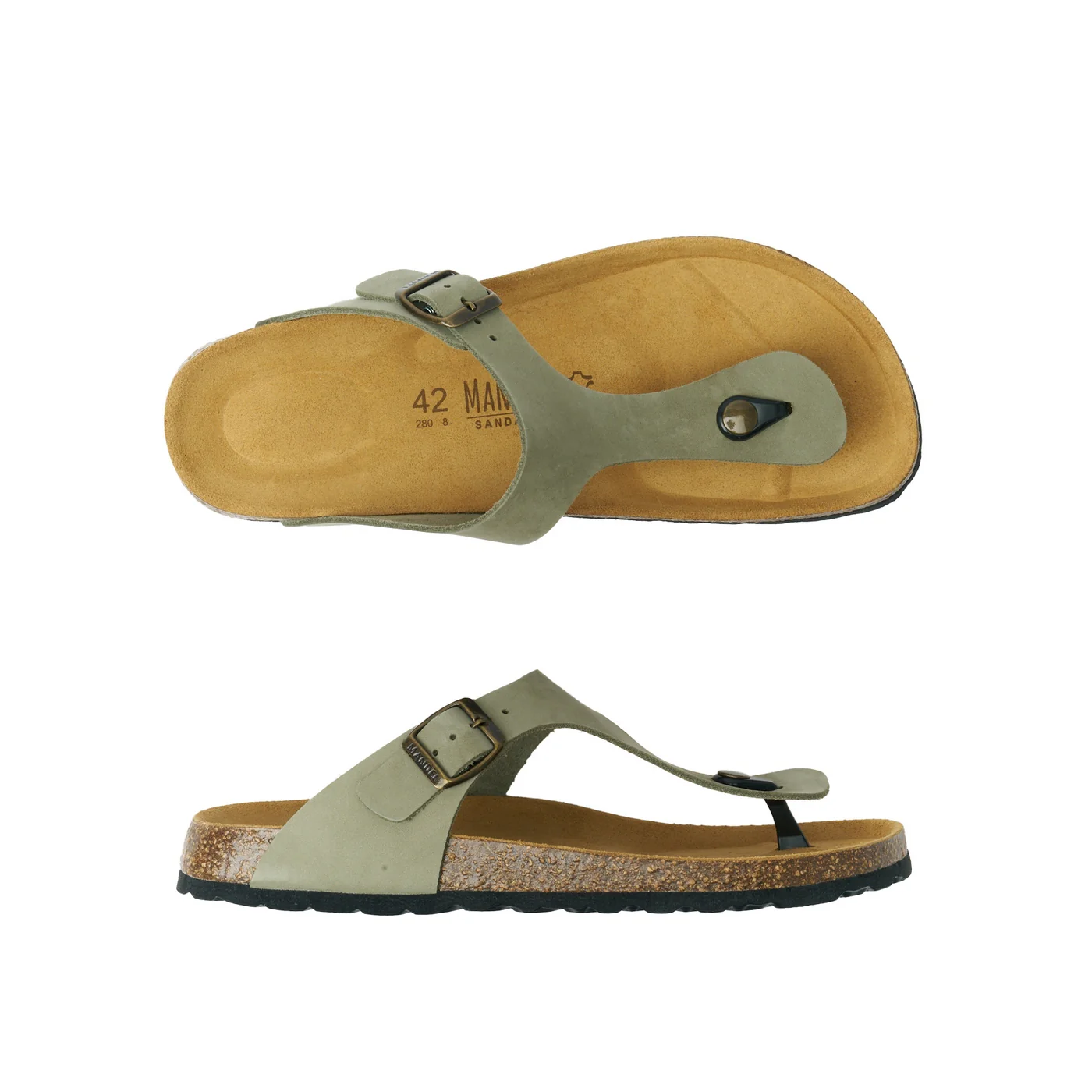 Sabots David Nubuck Olive Green - Homme - Image 6