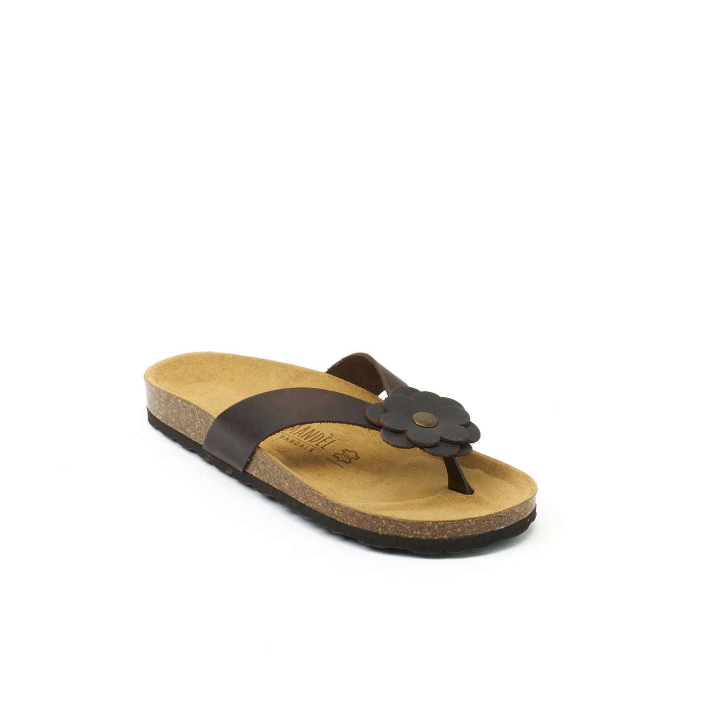 Sabots Lene Oiled Leather Dark Brown - Femme - Image 2