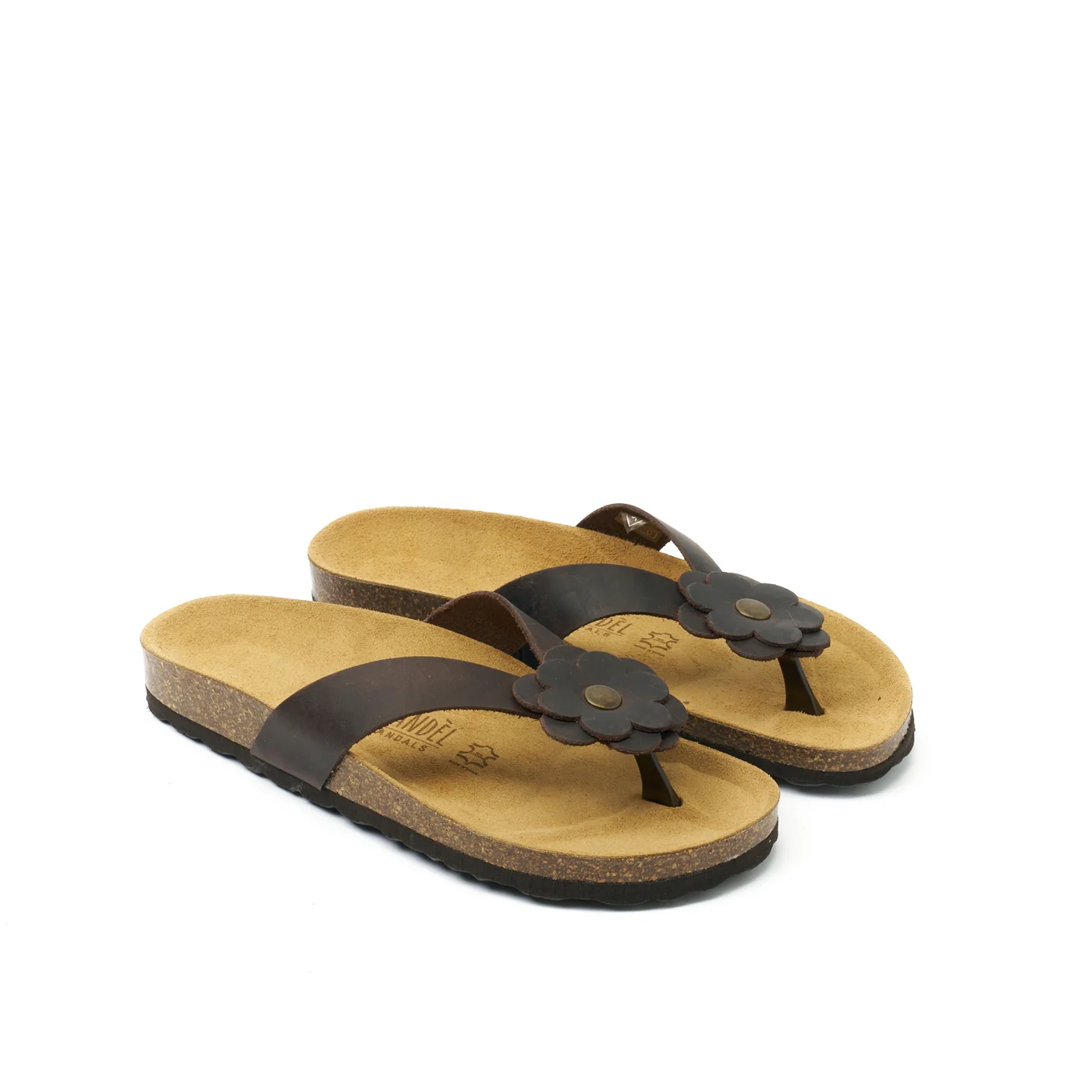 Sabots Lene Oiled Leather Dark Brown - Femme - Image 3
