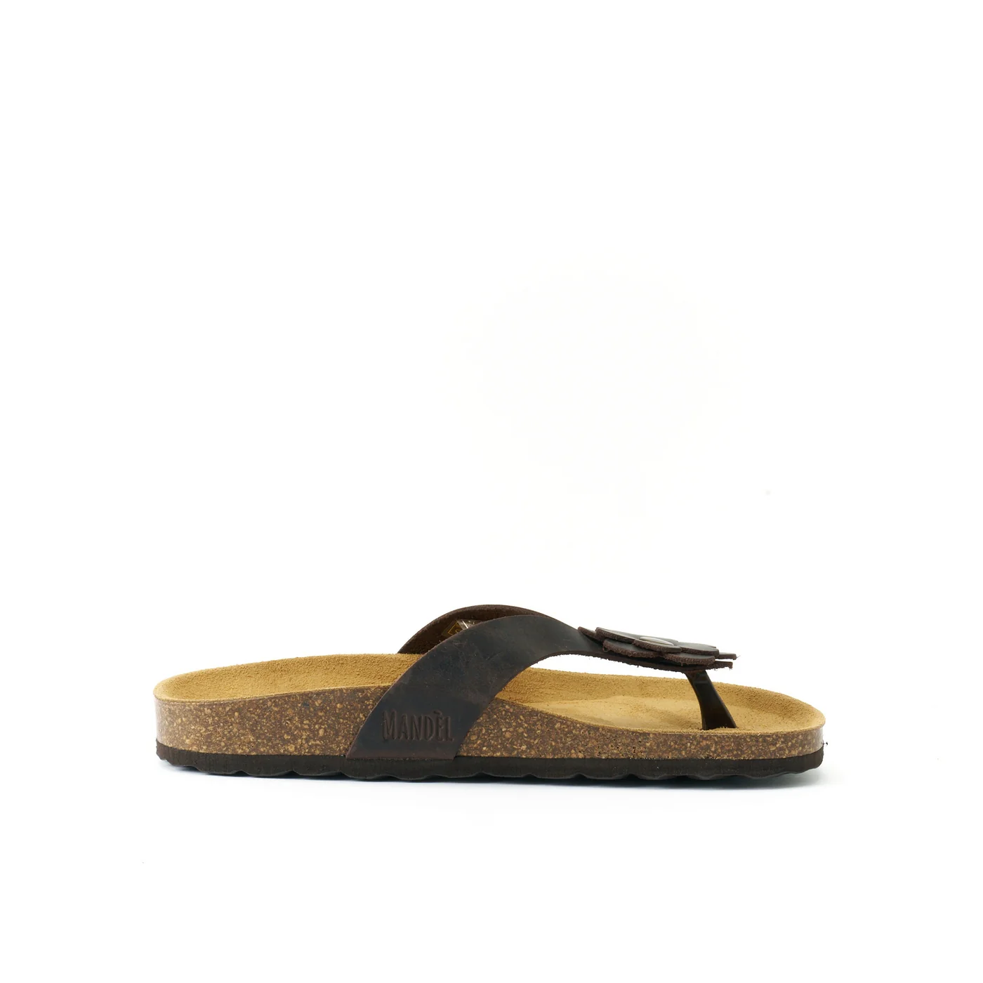 Sabots Lene Oiled Leather Dark Brown - Femme - Image 4