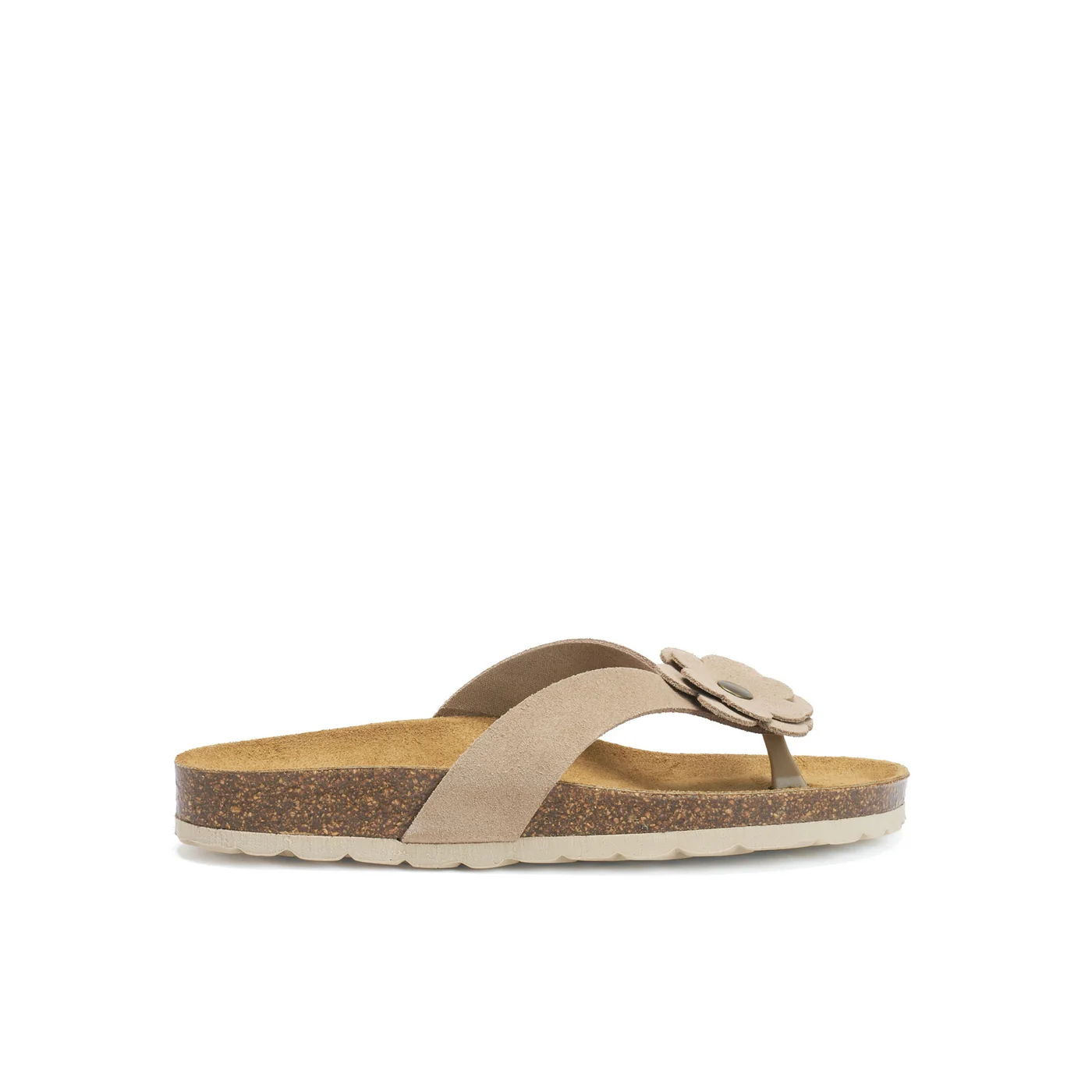 Sabots Lene Suede Taupe - Femme - Image 2