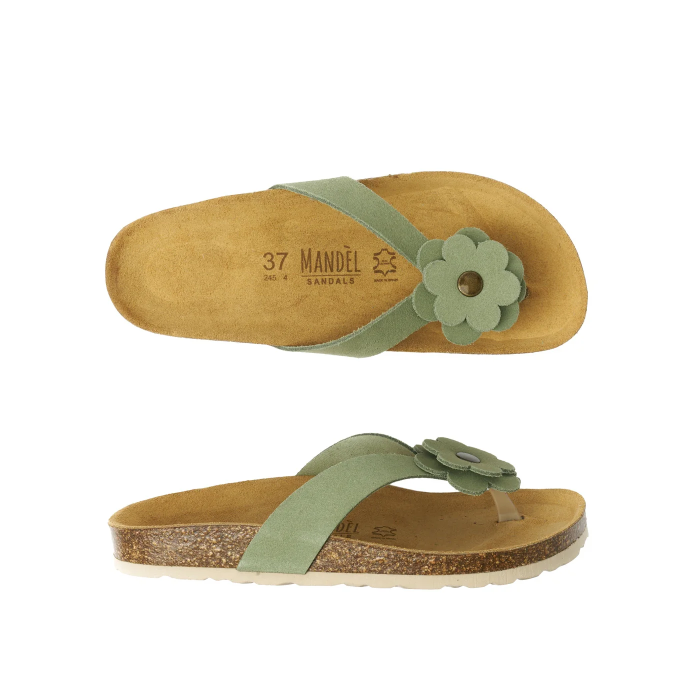 Sabots Lene Suede Rosemary Green - Femme - Image 6