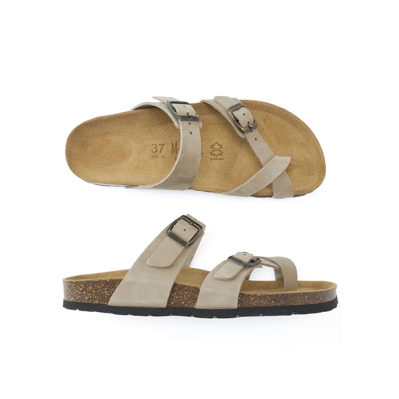 Daria Nubuck Taupe - Femme - Image 6