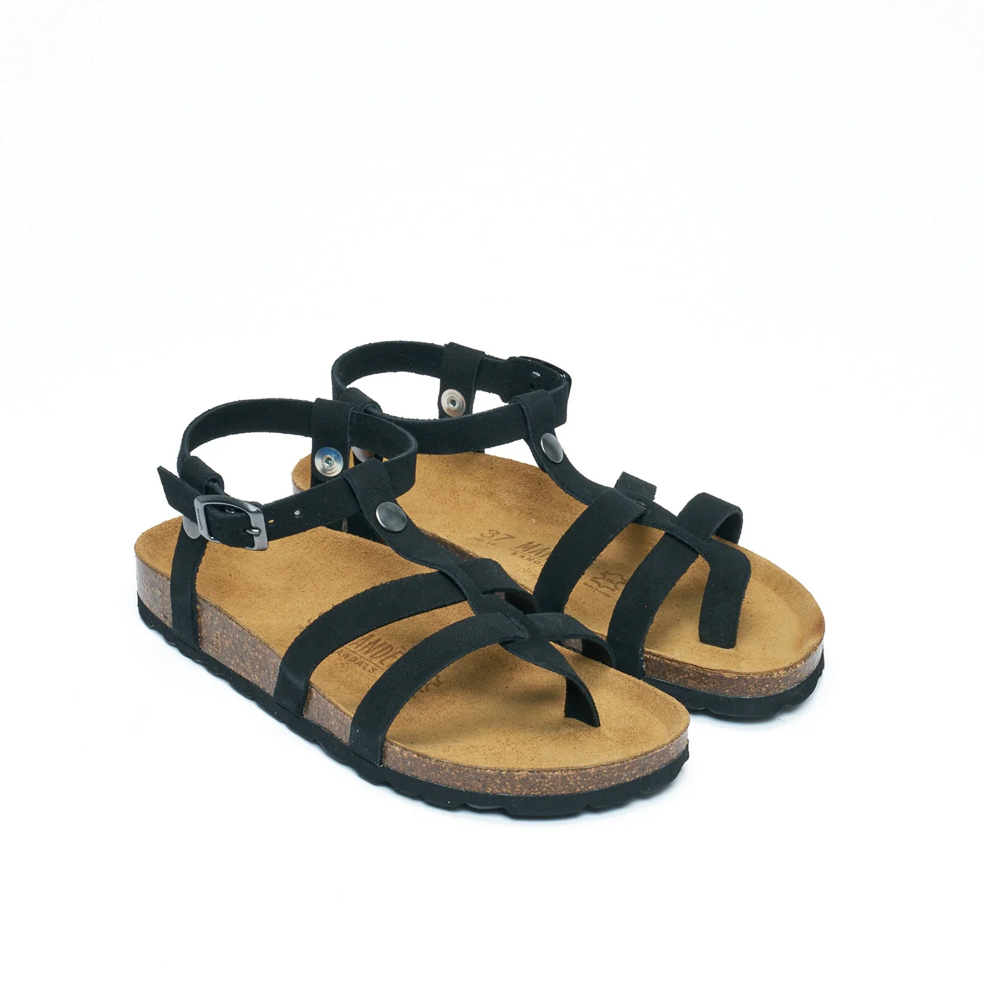 Sandales Nina Suede Black - Femme - Image 3