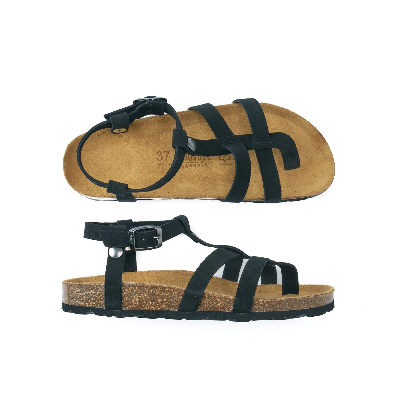 Sandales Nina Suede Black - Femme - Image 5