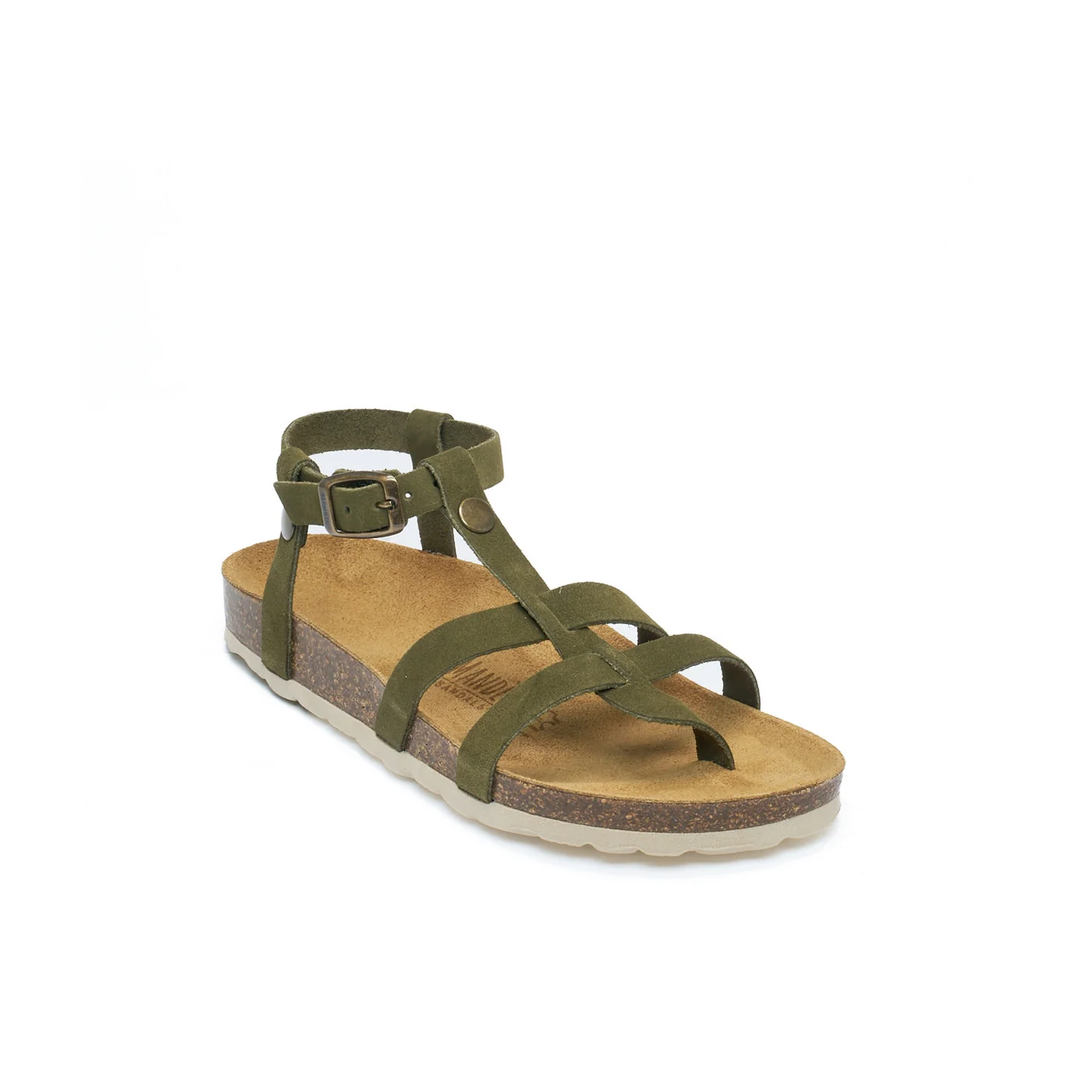Sandales Nina Suede Moss Green - Femme - Image 2