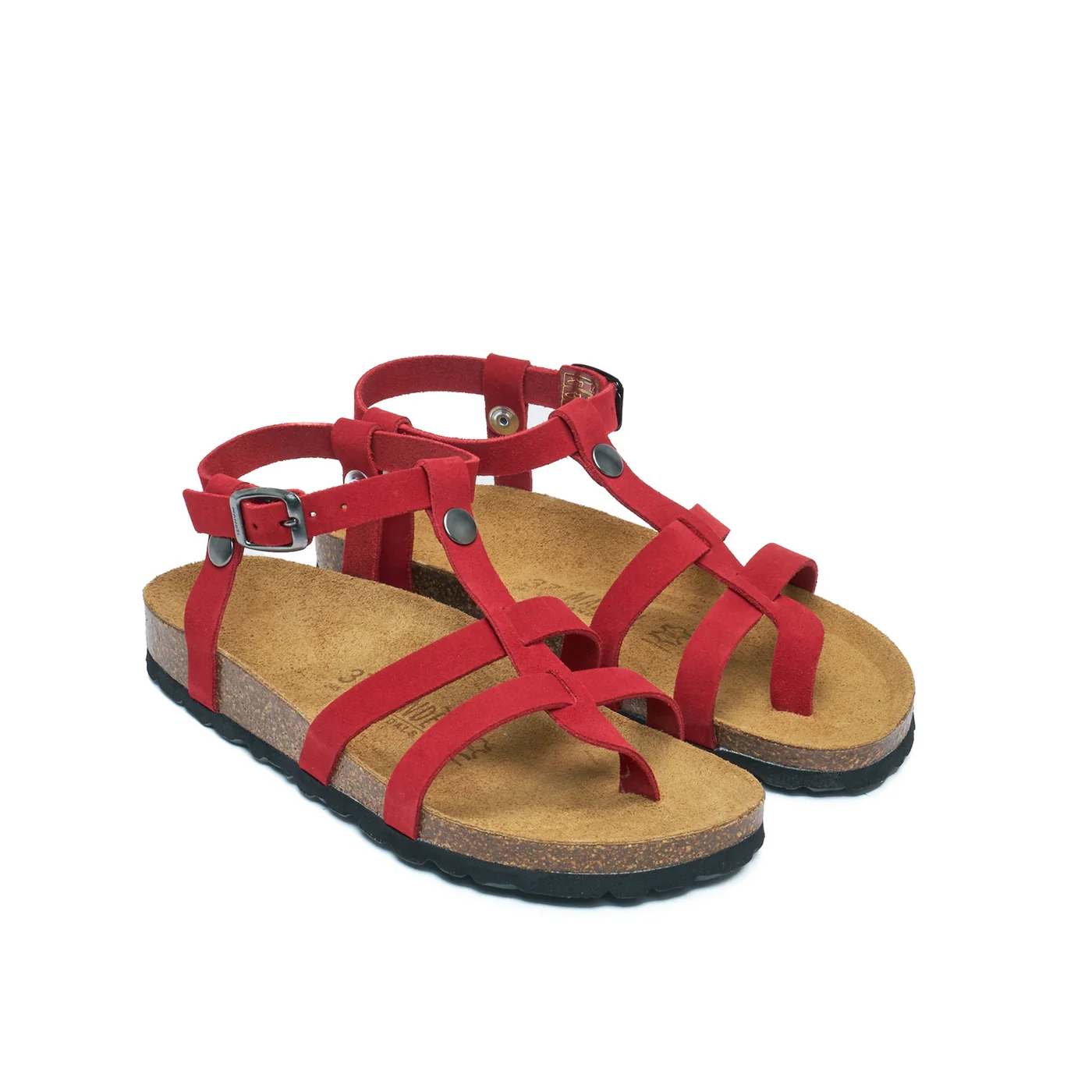 Sandales Nina Suede Red - Femme - Image 3