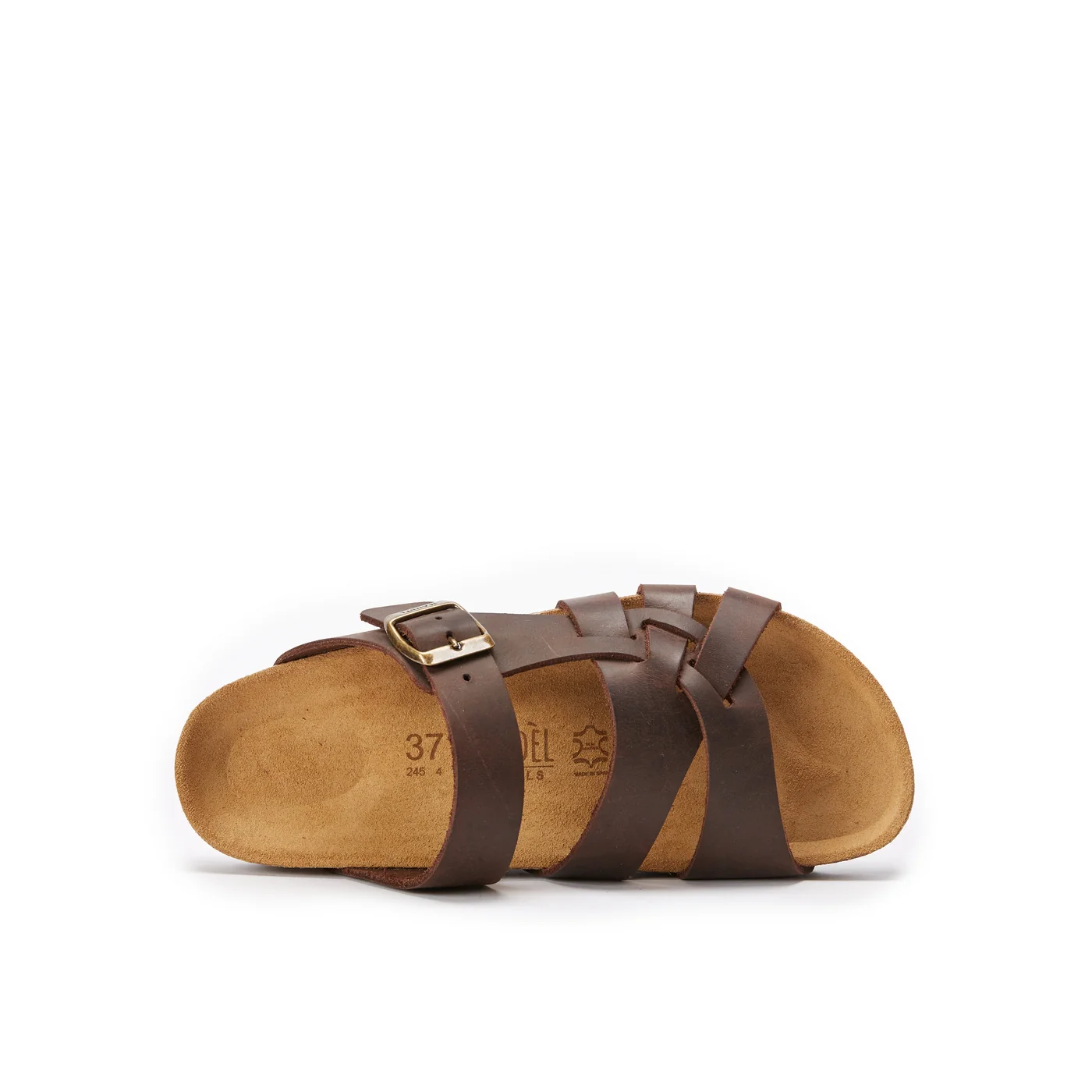 Sandales Alvaro Oiled Leather Dark Brown - Femme - Image 5