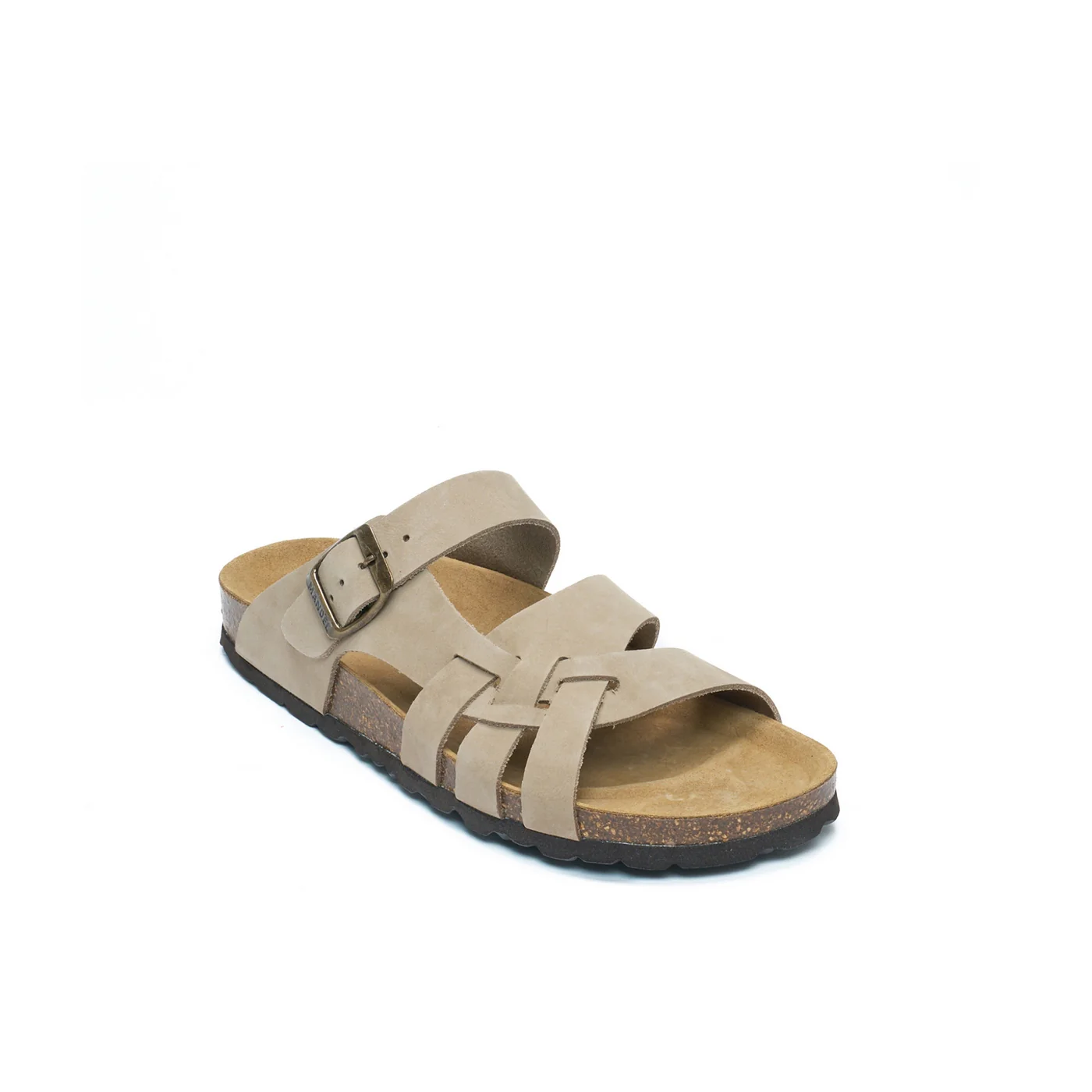 Sandales Alvaro Nubuck Taupe - Femme - Image 2