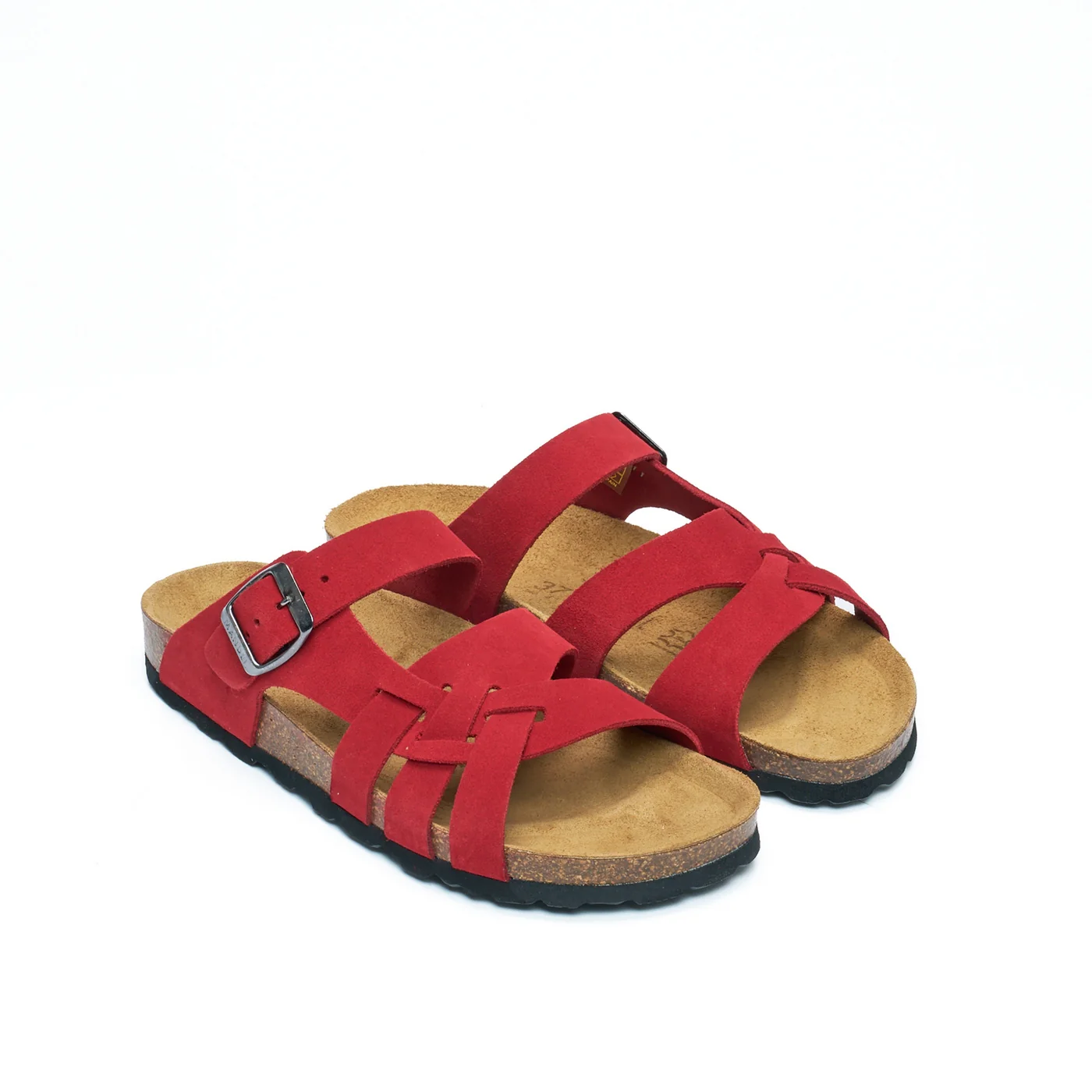 Sandales Alvaro Suede Red - Femme - Image 3