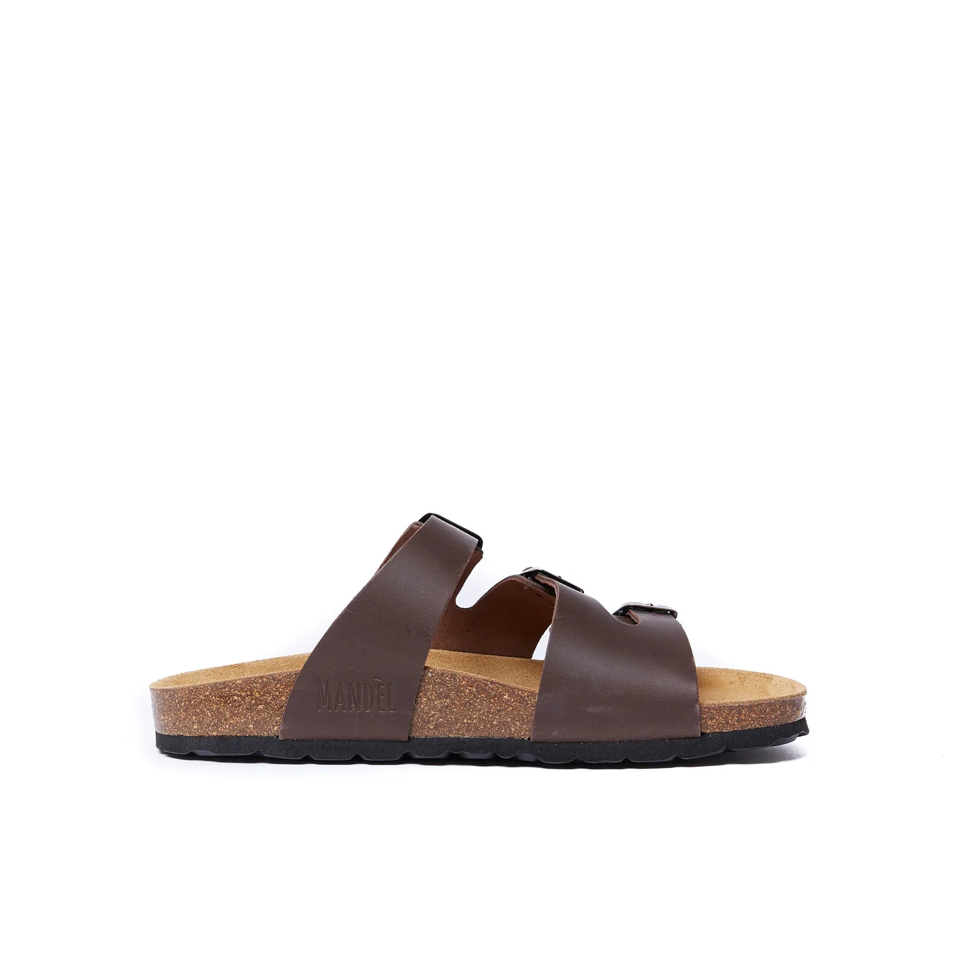 Sandales Paco Oiled Leather Dark Brown - Femme - Image 4