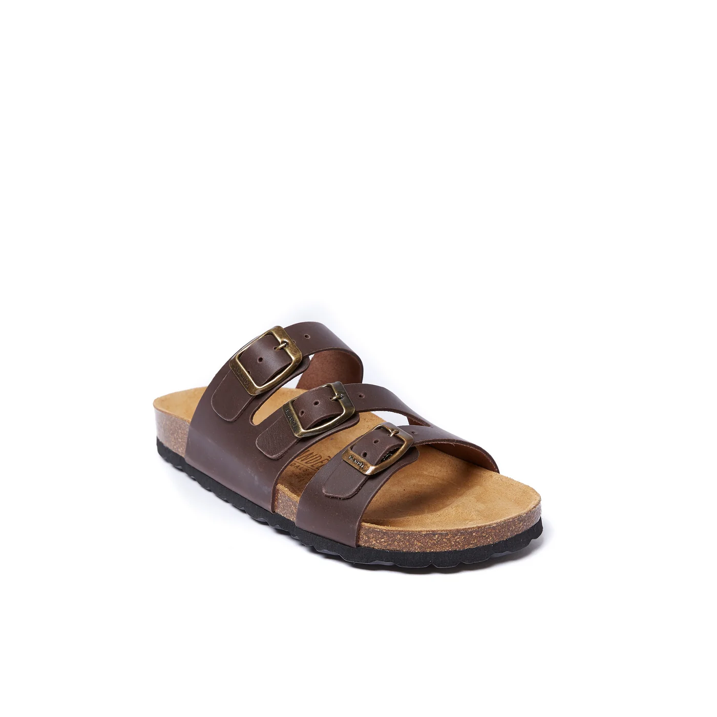 Sandales Paco Oiled Leather Dark Brown - Homme - Image 2