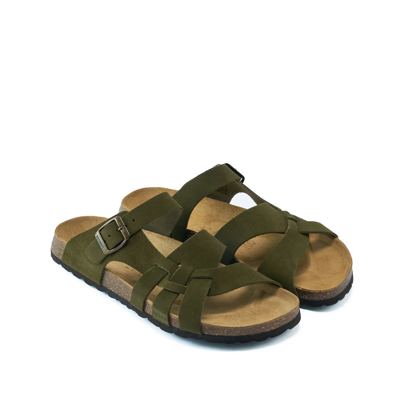 Sandales Alvaro Suede Moss Green - Homme - Image 3