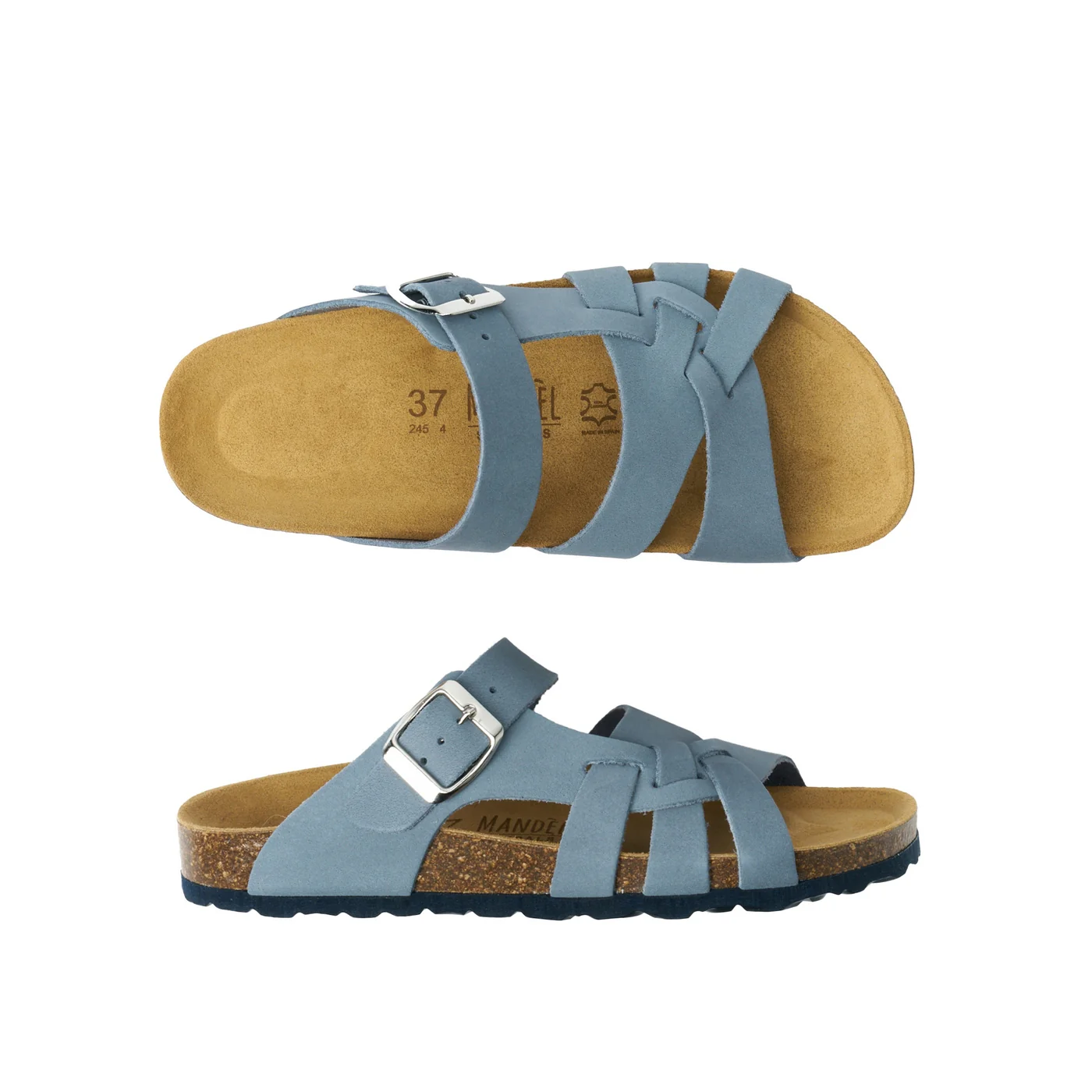 Sabots Alvaro Nubuck Ultramarine - Femme - Image 5