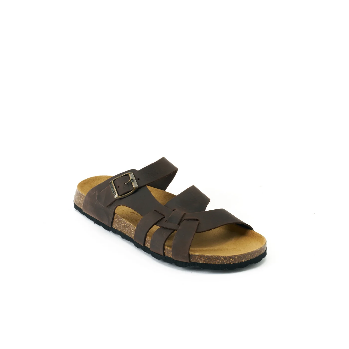 Sabots Alvaro Oiled Leather Dark Brown - Homme - Image 3