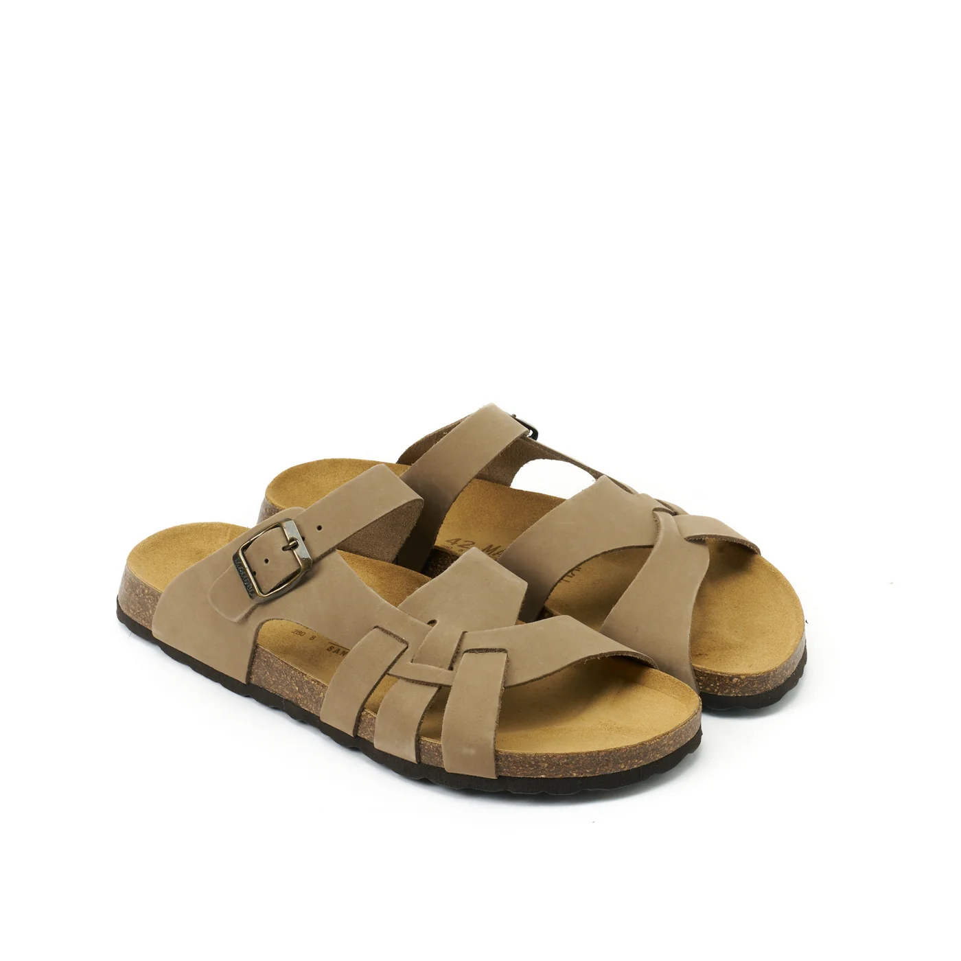 Sabots Alvaro Nubuck Taupe - Homme - Image 4