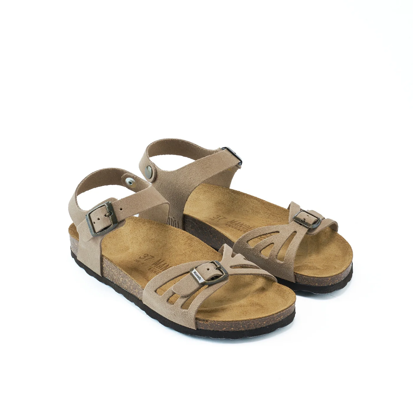 Sandales Neva Suede Taupe - Femme - Image 3