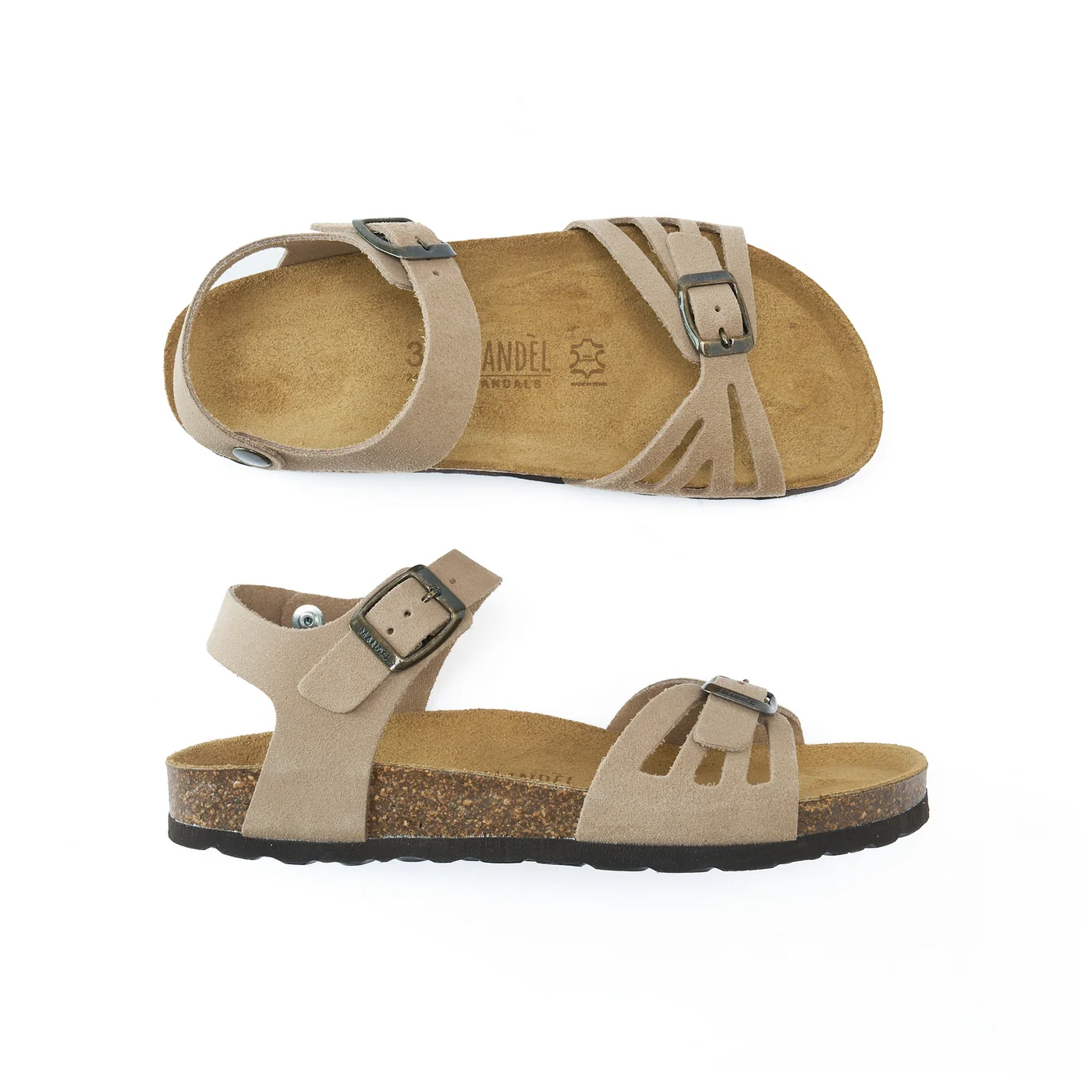Sandales Neva Suede Taupe - Femme - Image 5
