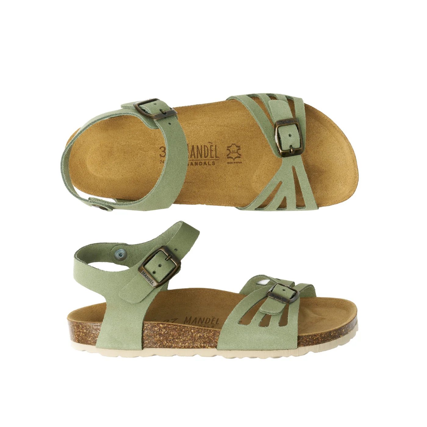 Sabots Neva Suede Rosemary Green - Femme - Image 6