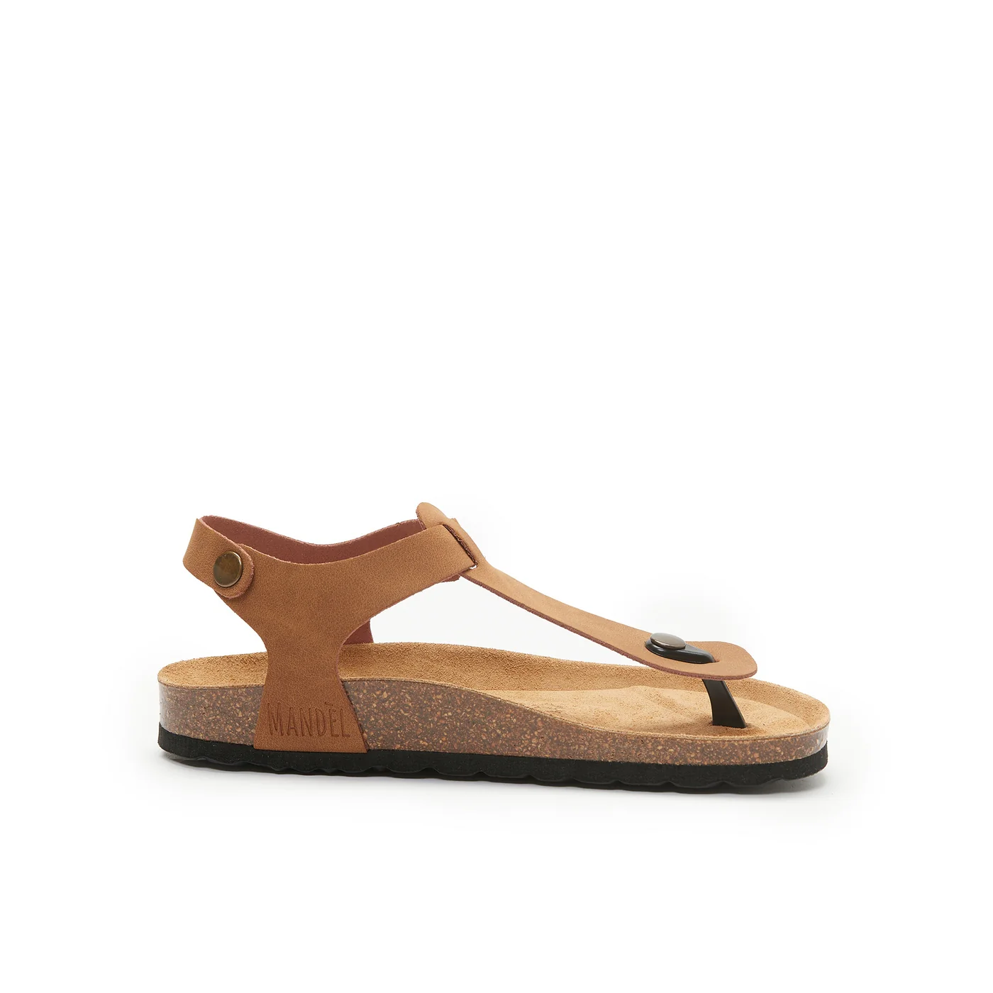Tongs Leon Cognac Brown - Femme - Image 4