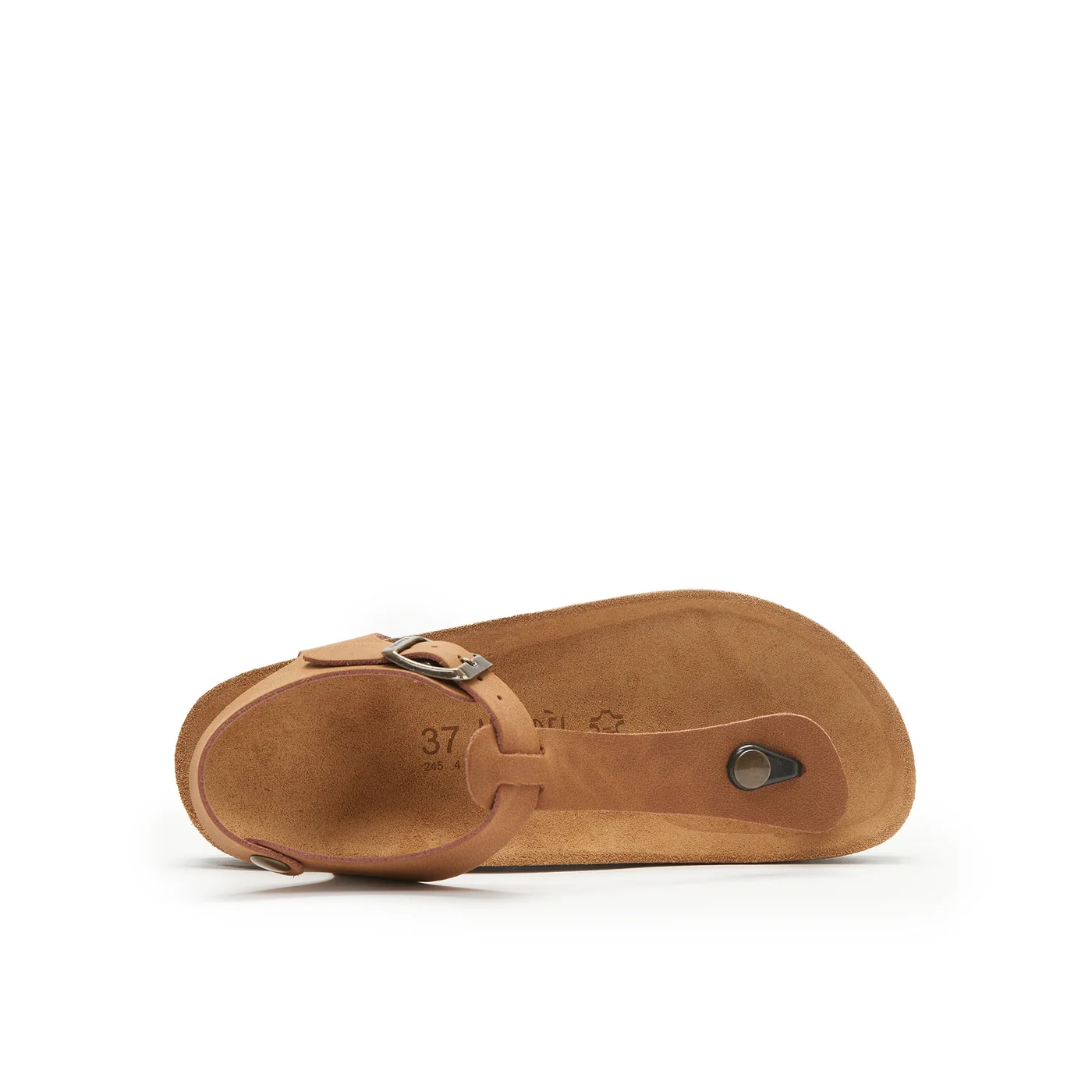 Tongs Leon Cognac Brown - Femme - Image 5