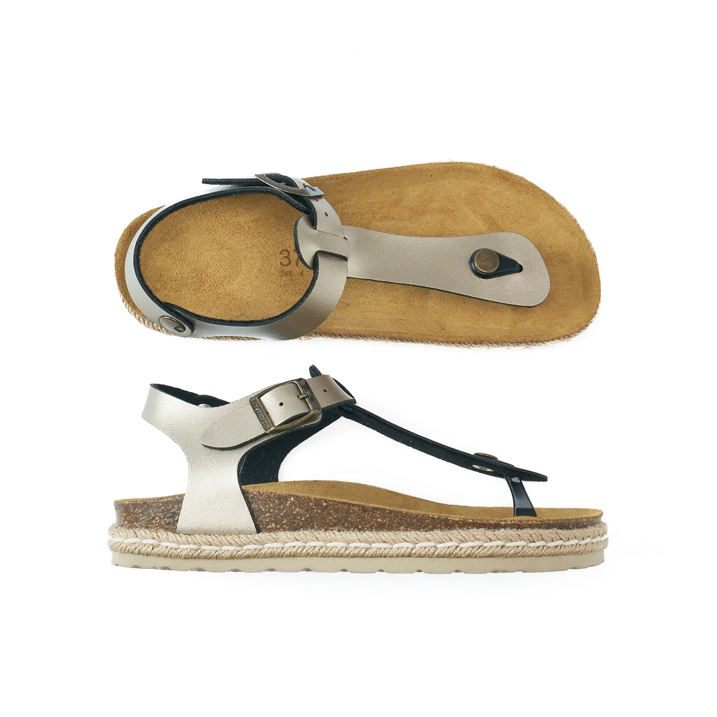 Tongs Leon Bronze - Femme - Image 5