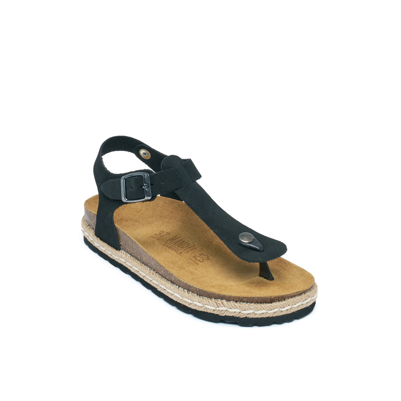 Tongs Leon Suede Black - Femme - Image 2