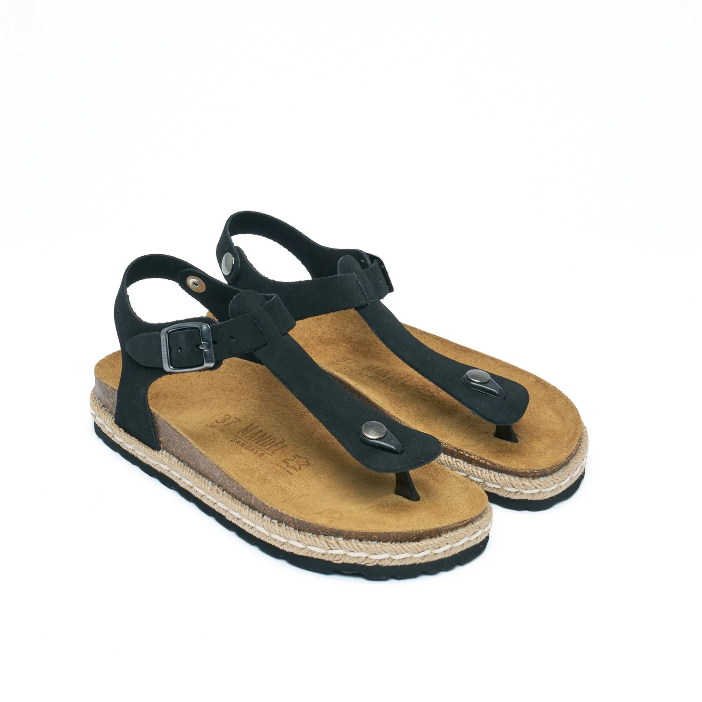 Tongs Leon Suede Black - Femme - Image 3