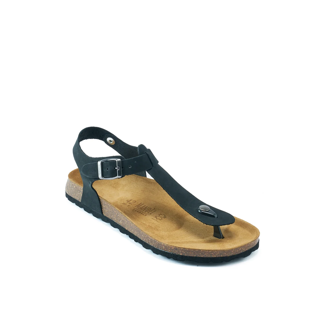 Tongs Leon Nubuck Black - Homme - Image 2