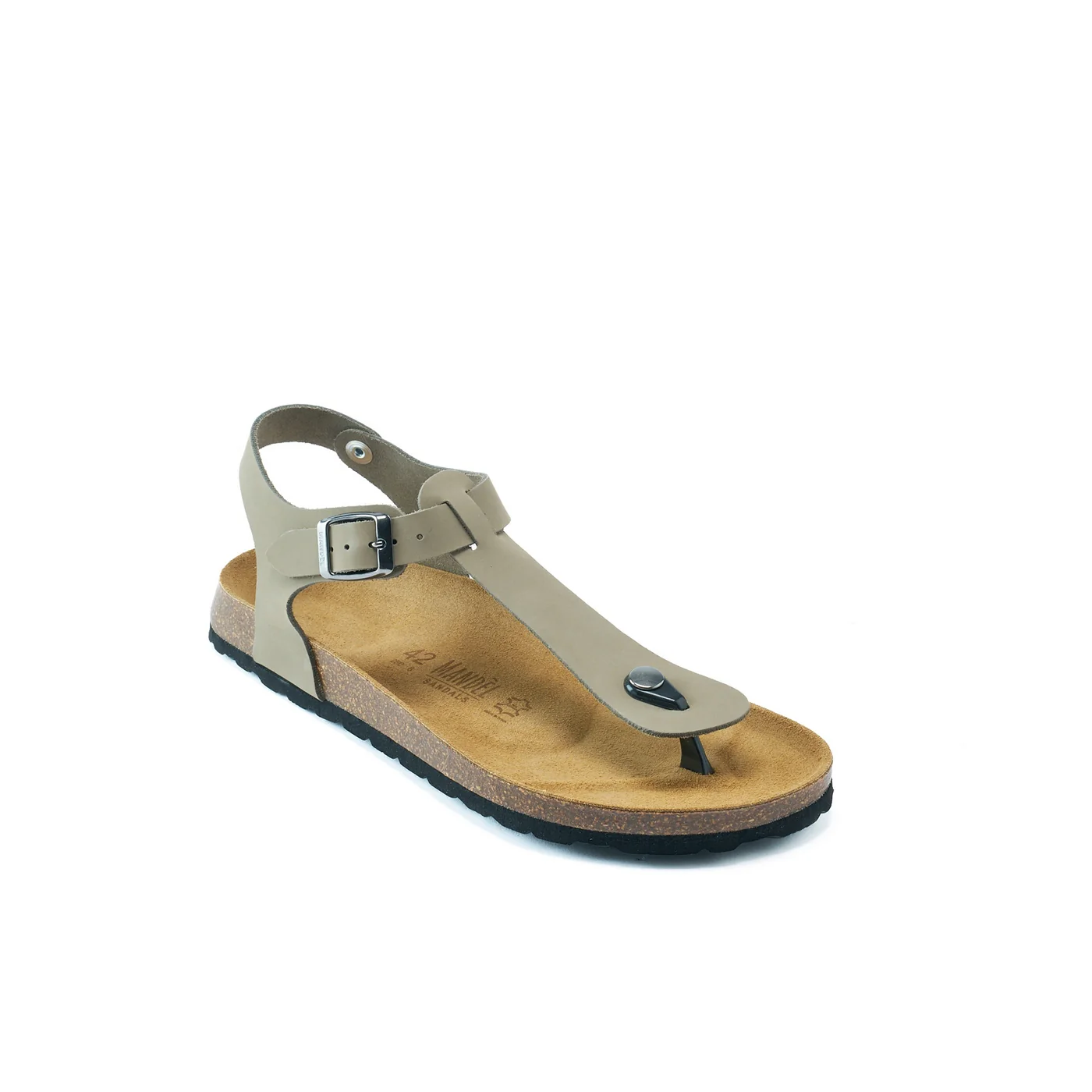 Tongs Leon Nubuck Grey - Homme - Image 2