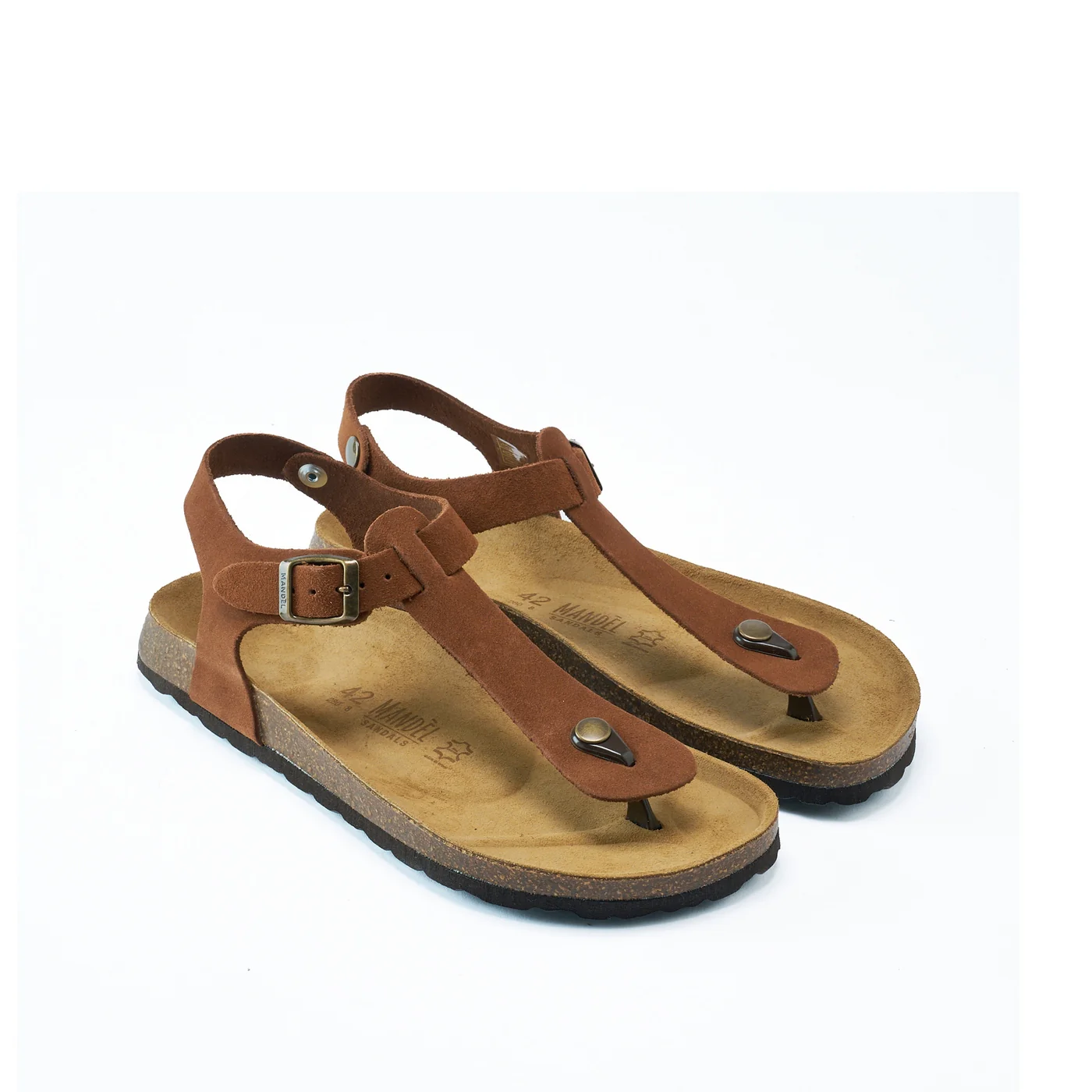 Tongs Leon Suede Chestnuts - Homme - Image 3