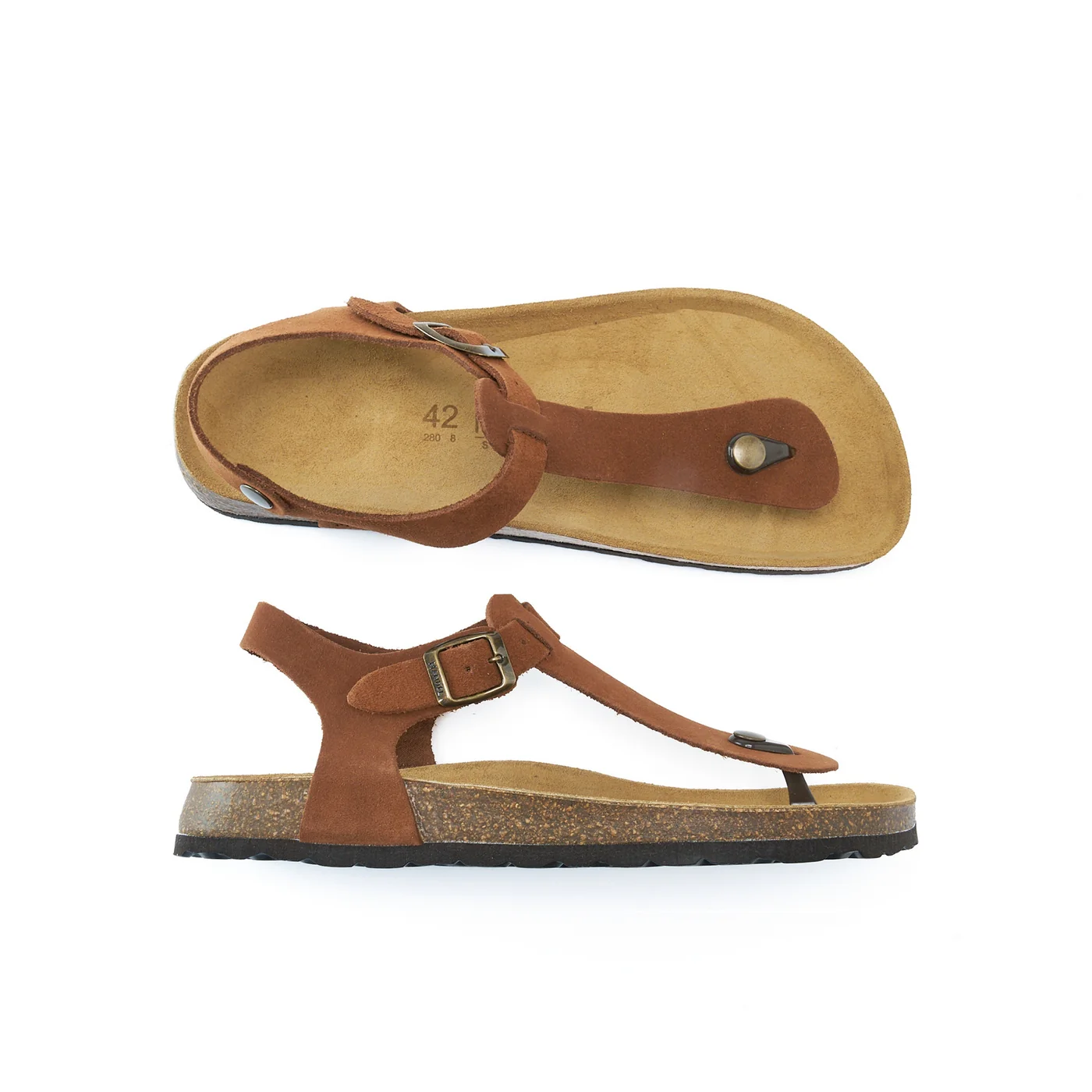 Tongs Leon Suede Chestnuts - Homme - Image 5