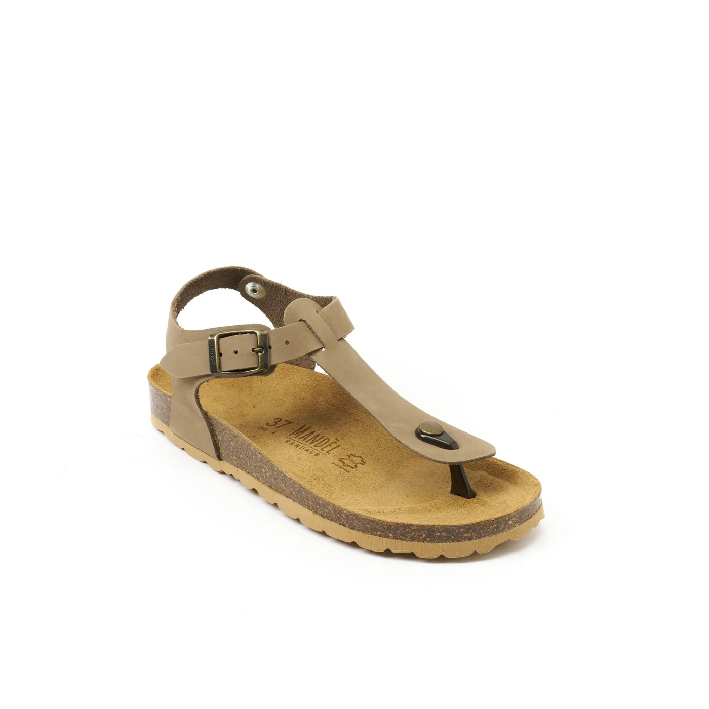 Sabots Leon Nubuck Milk Chocolate - Femme - Image 3