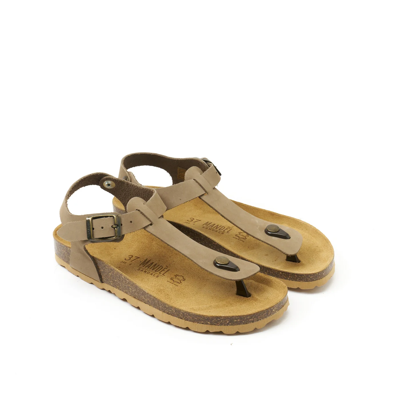 Sabots Leon Nubuck Milk Chocolate - Femme - Image 4