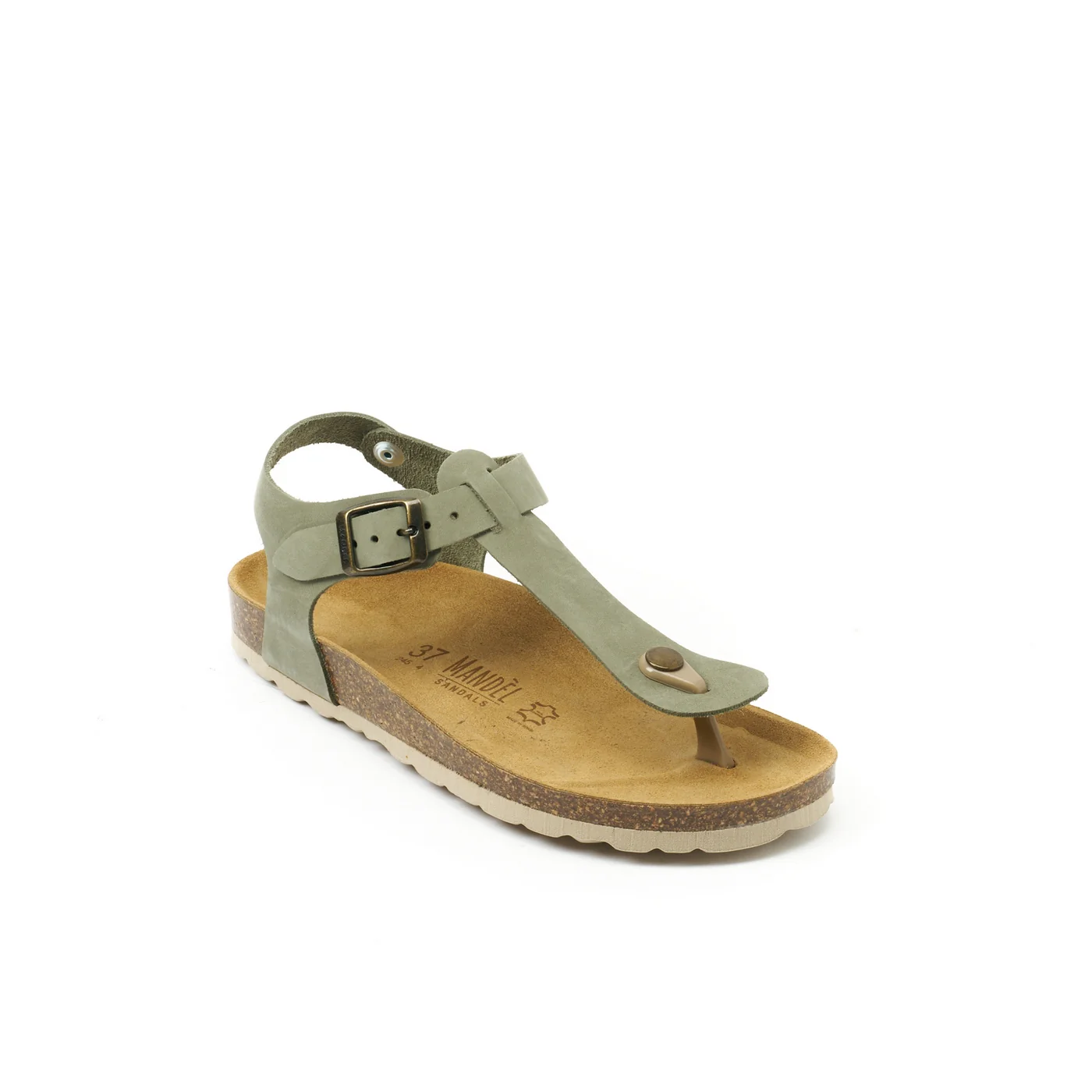 Sabots Leon Nubuck Olive Green - Femme - Image 2