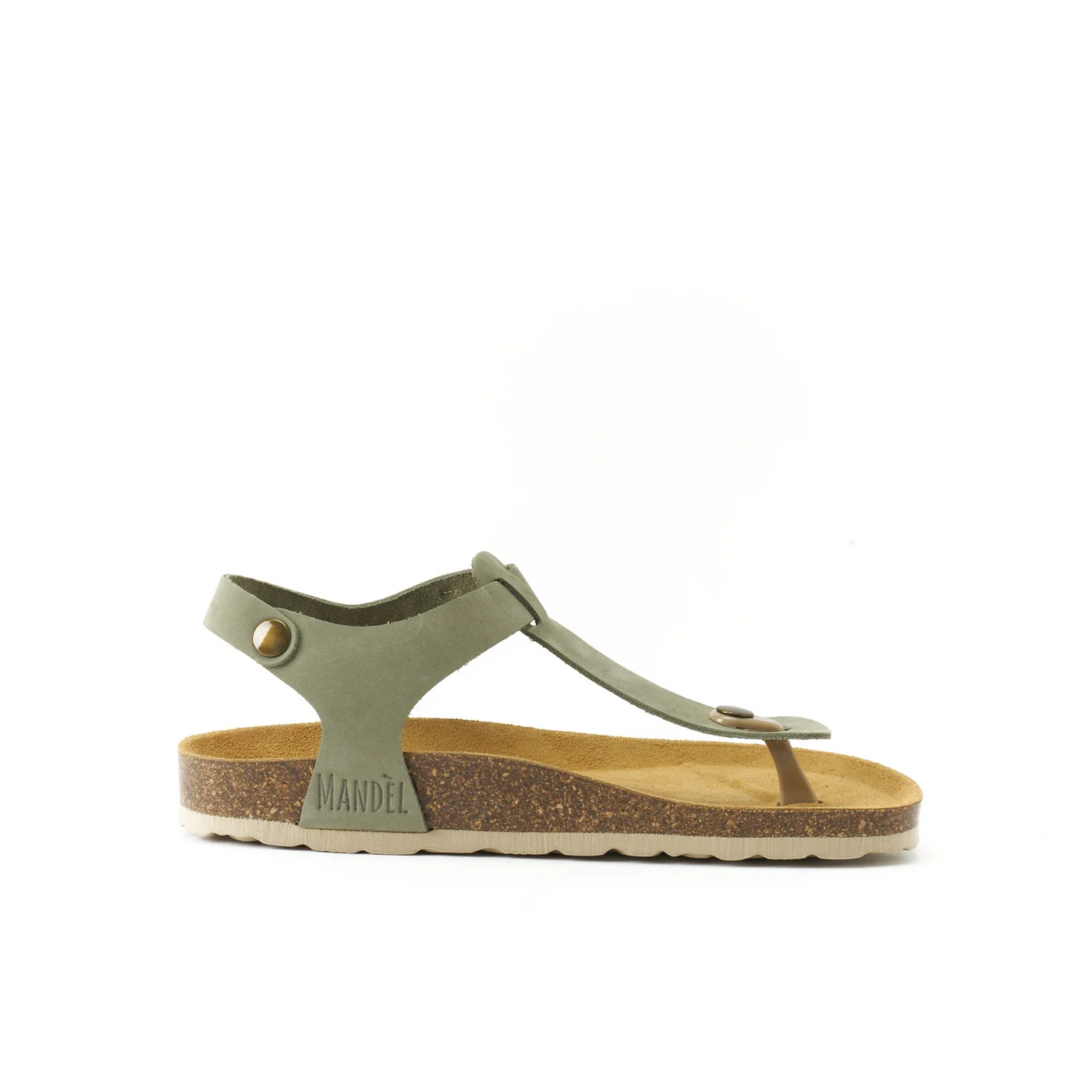 Sabots Leon Nubuck Olive Green - Femme - Image 4