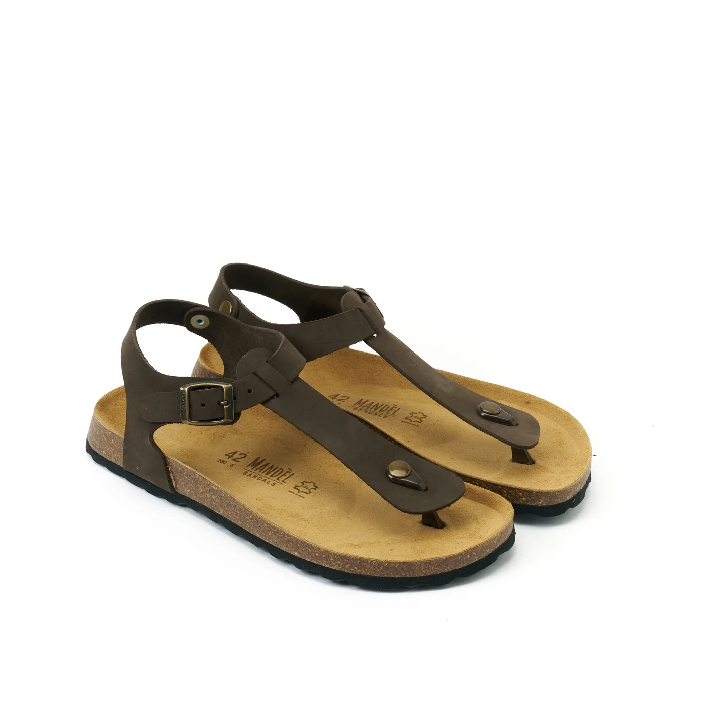 Sabots Leon Nubuck Dark Chocolate - Homme - Image 4