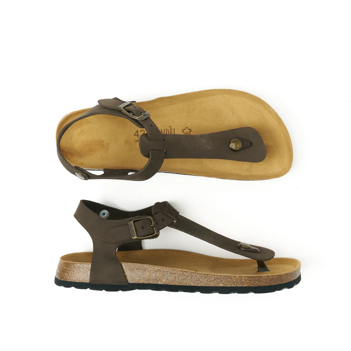 Sabots Leon Nubuck Dark Chocolate - Homme - Image 6