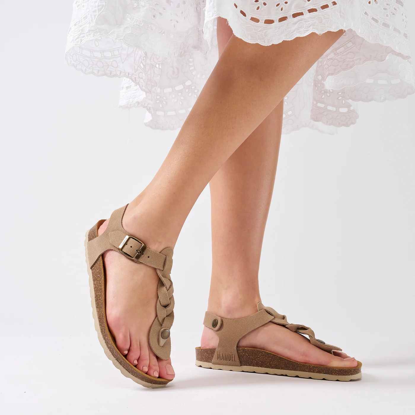 Aida Suede Taupe - Femme - Image 6