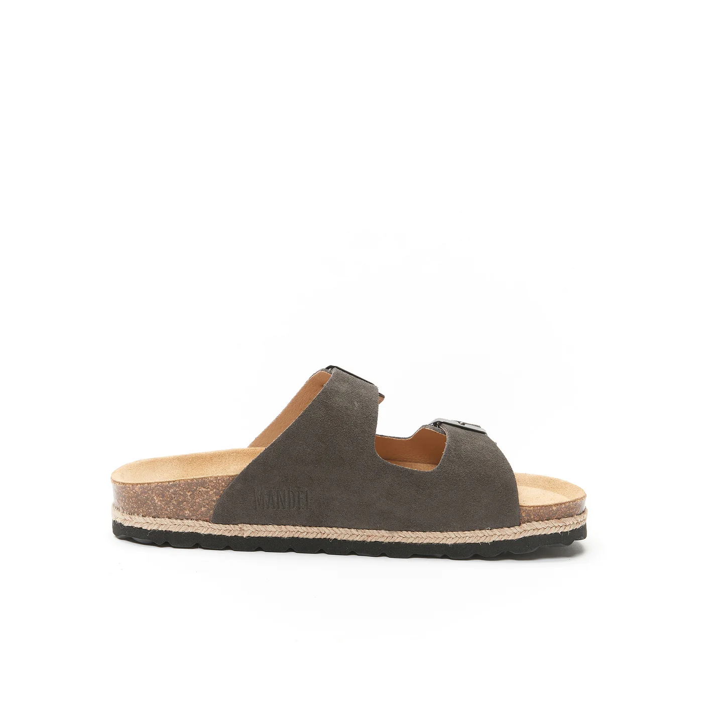 Sandales Alberto Suede Leather Grey - Femme - Image 4