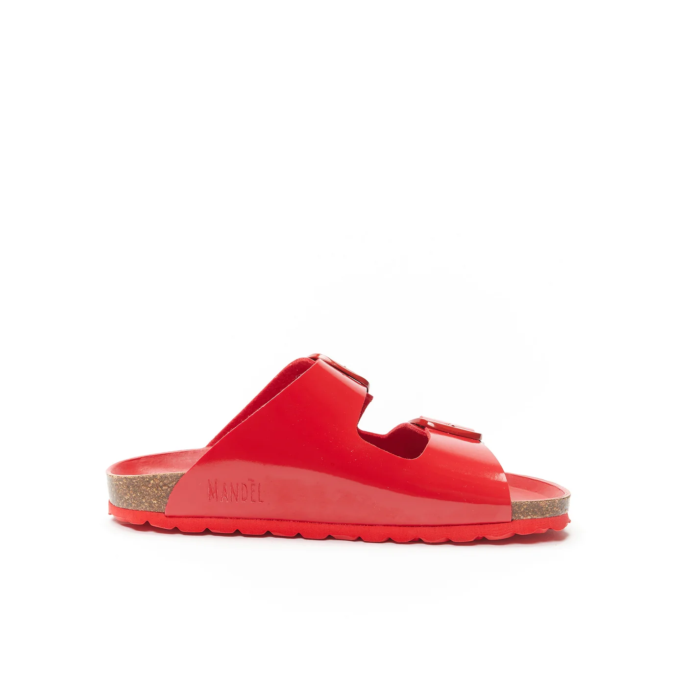 Sandales Alberto Big Buckle Patent Red - Femme - Image 4