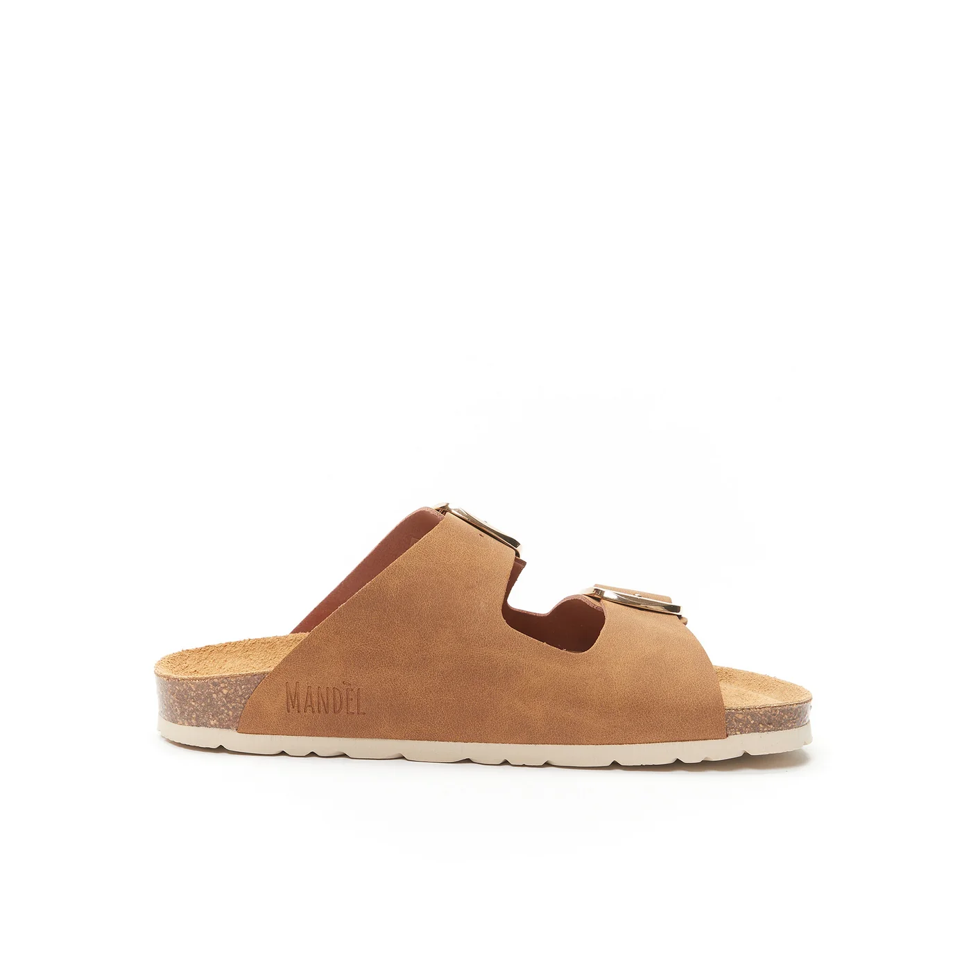 Sandales Alberto Big Buckle Cognac Brown - Femme - Image 4