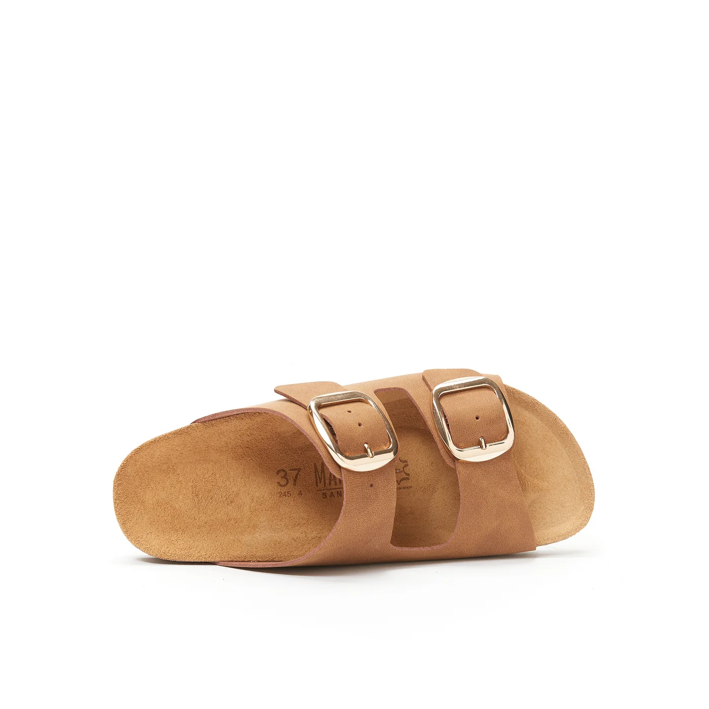 Sandales Alberto Big Buckle Cognac Brown - Femme - Image 5
