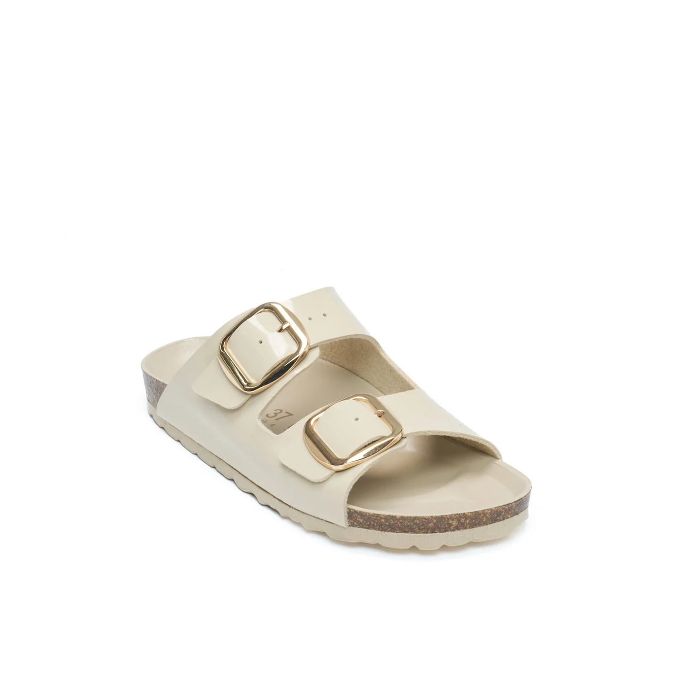Sandales Alberto Big Buckle Beige - Femme - Image 2