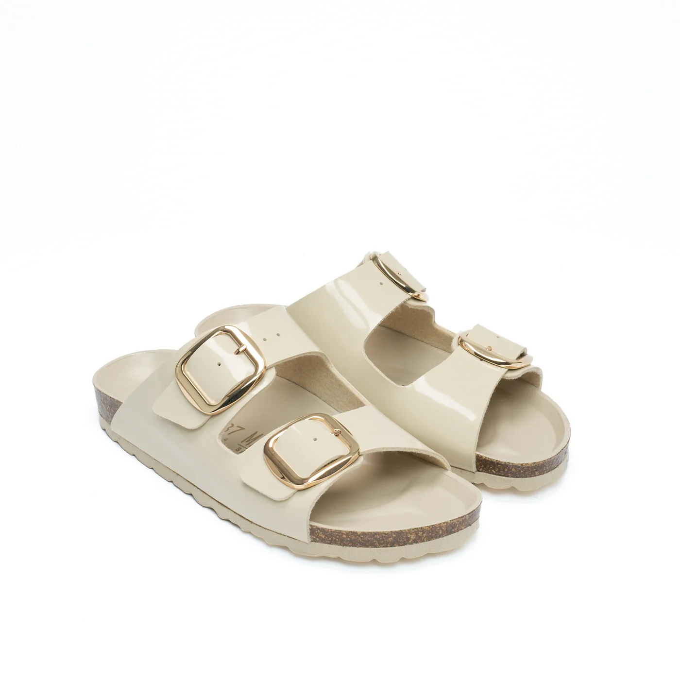 Sandales Alberto Big Buckle Beige - Femme - Image 3
