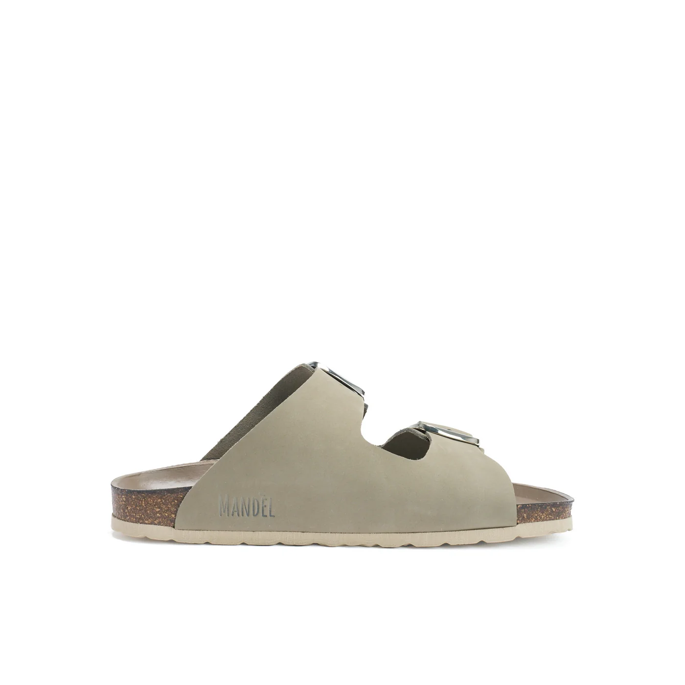 Sandales Alberto Big Buckle Nubuck Grey - Femme - Image 4